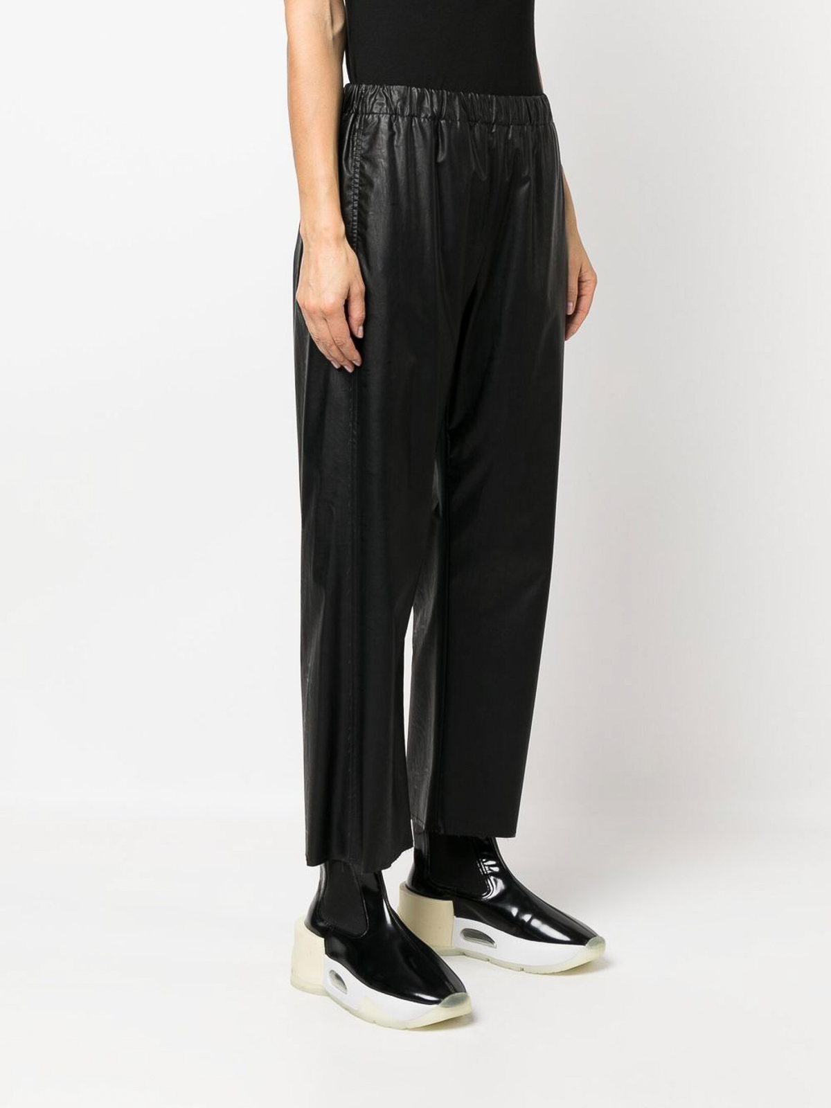 MM6 Maison Margiela レザーパンツ - 黒 | S52KA0423S53057900