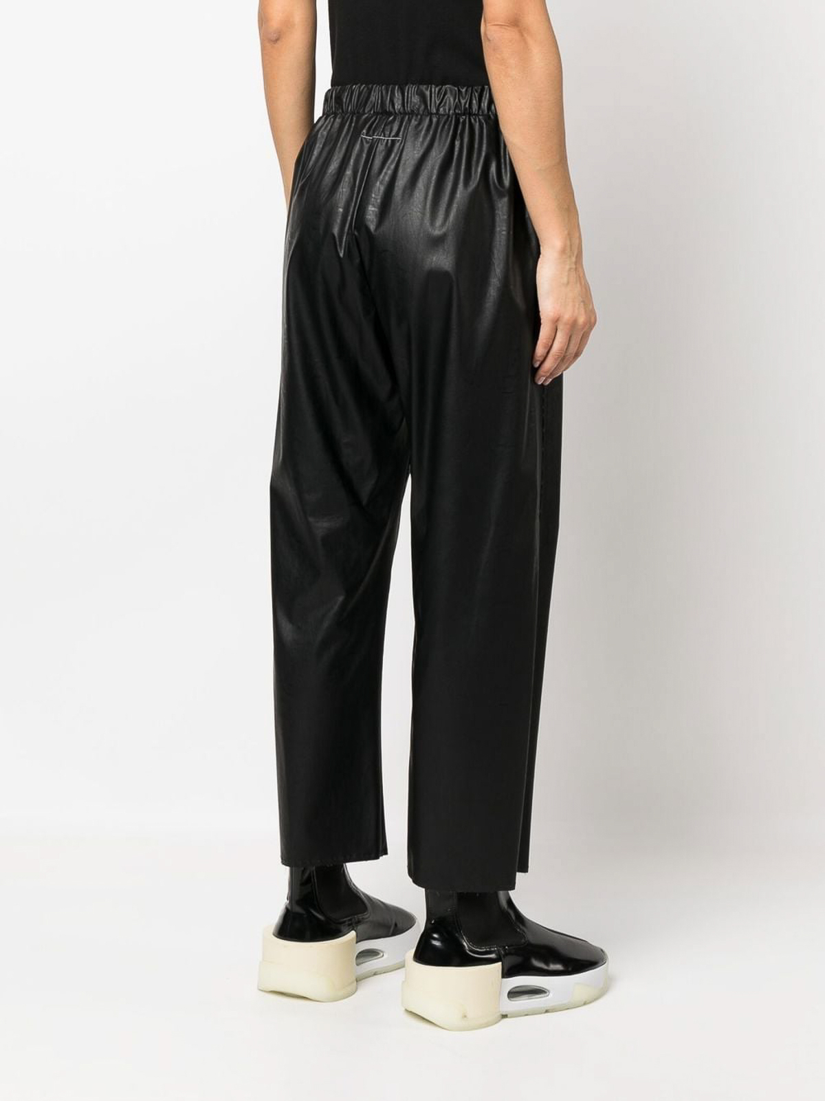 MM6 Maison Margiela レザーパンツ - 黒 | S52KA0423S53057900