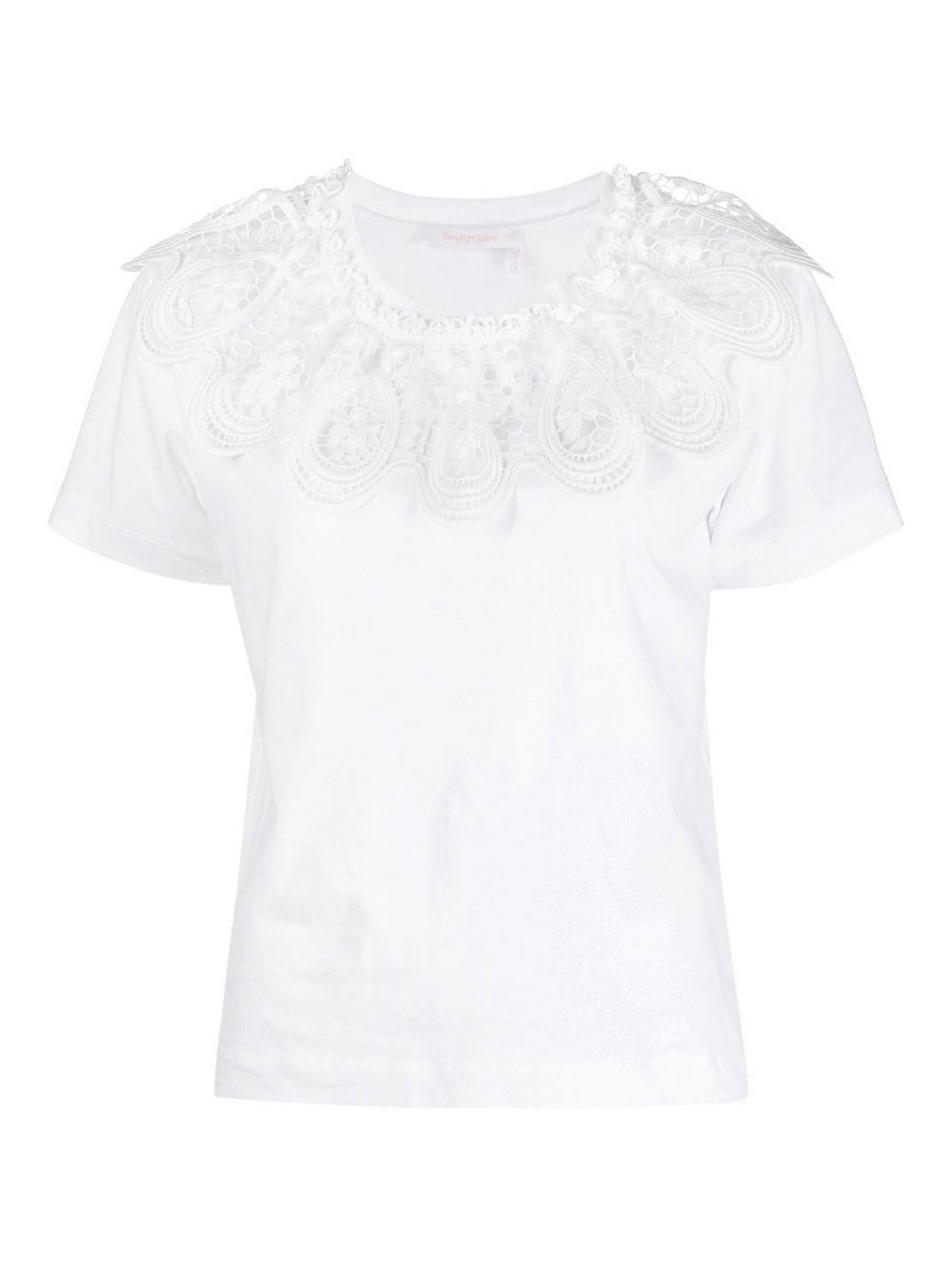 See by Chloé Tシャツ - 白 - ホワイト|CHS23SJH06092101