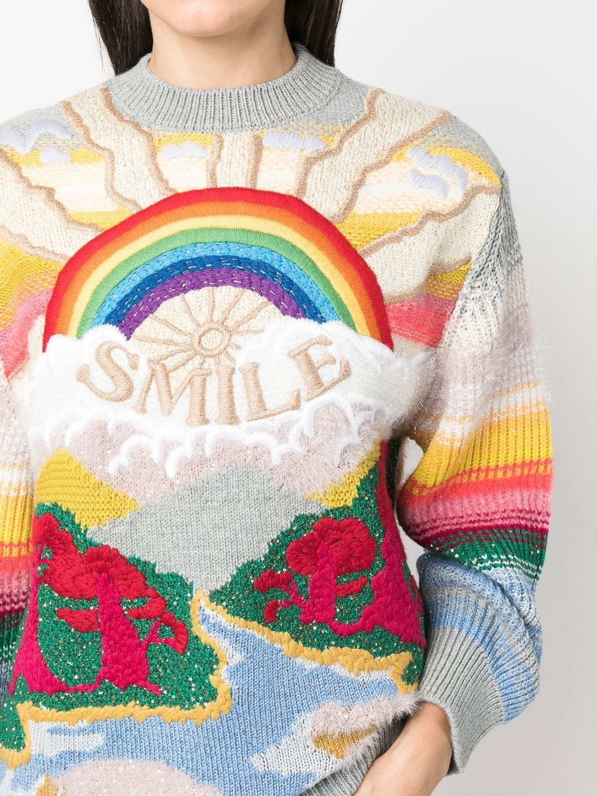 Shop Stella Mccartney Festive Smile - Festive Smile In Multicolour