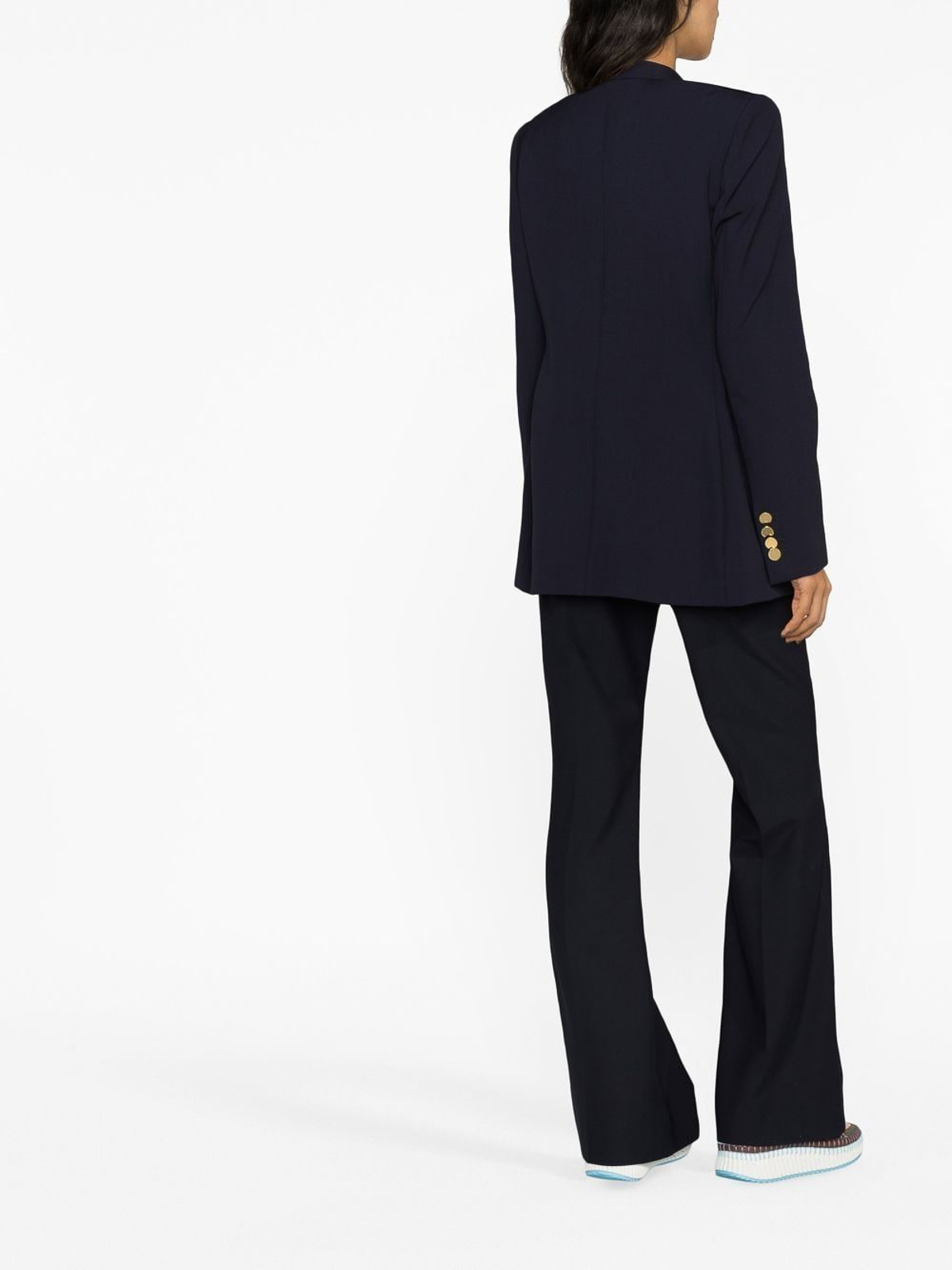 Stella McCartney Double Breasted Peaked Lapel Blazer