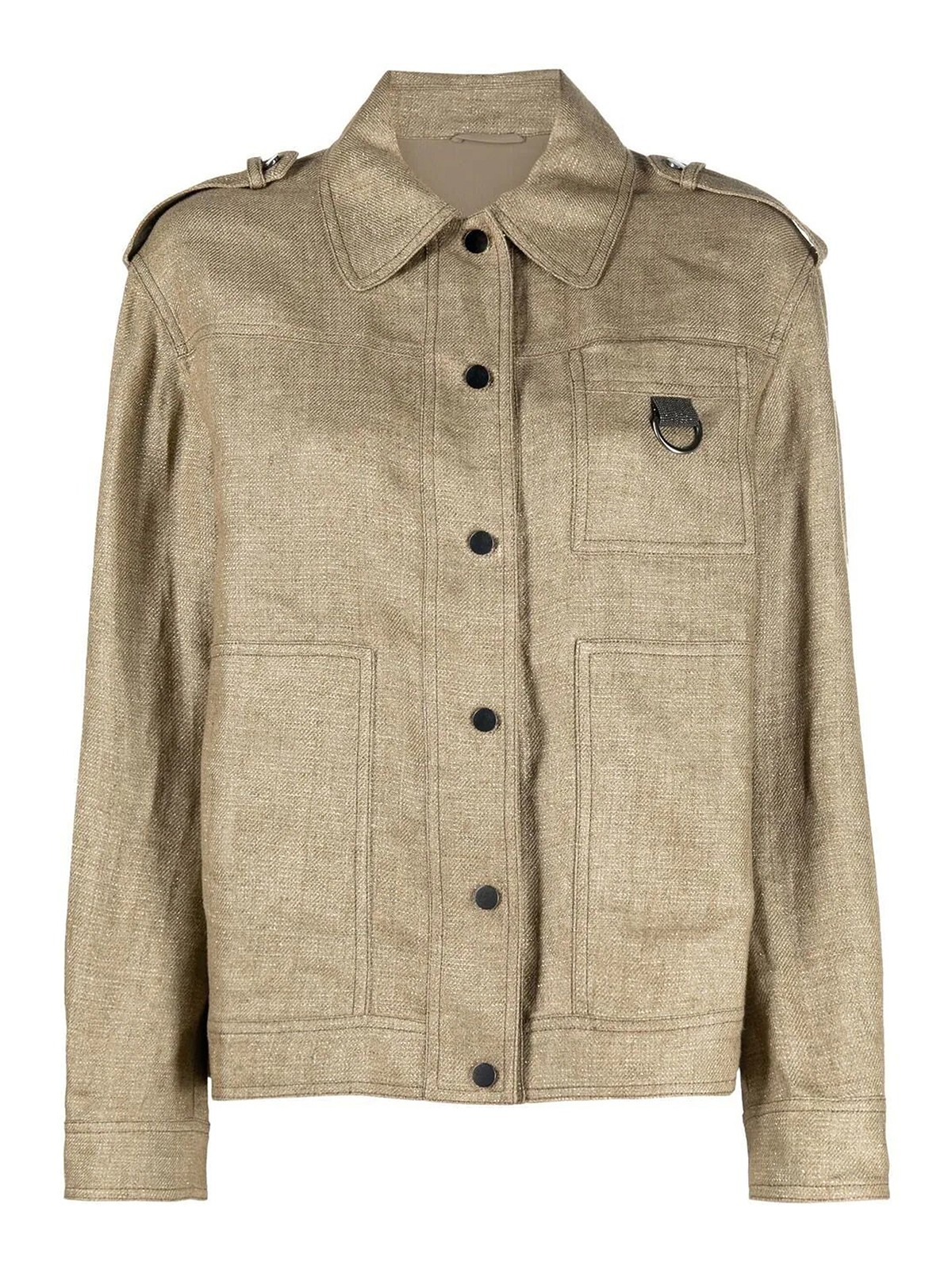 Brunello Cucinelli｜JACKETS (MH5862864 C495) Brunello Cucinelli Linen jacket - Beige - Women | MH5862864C495