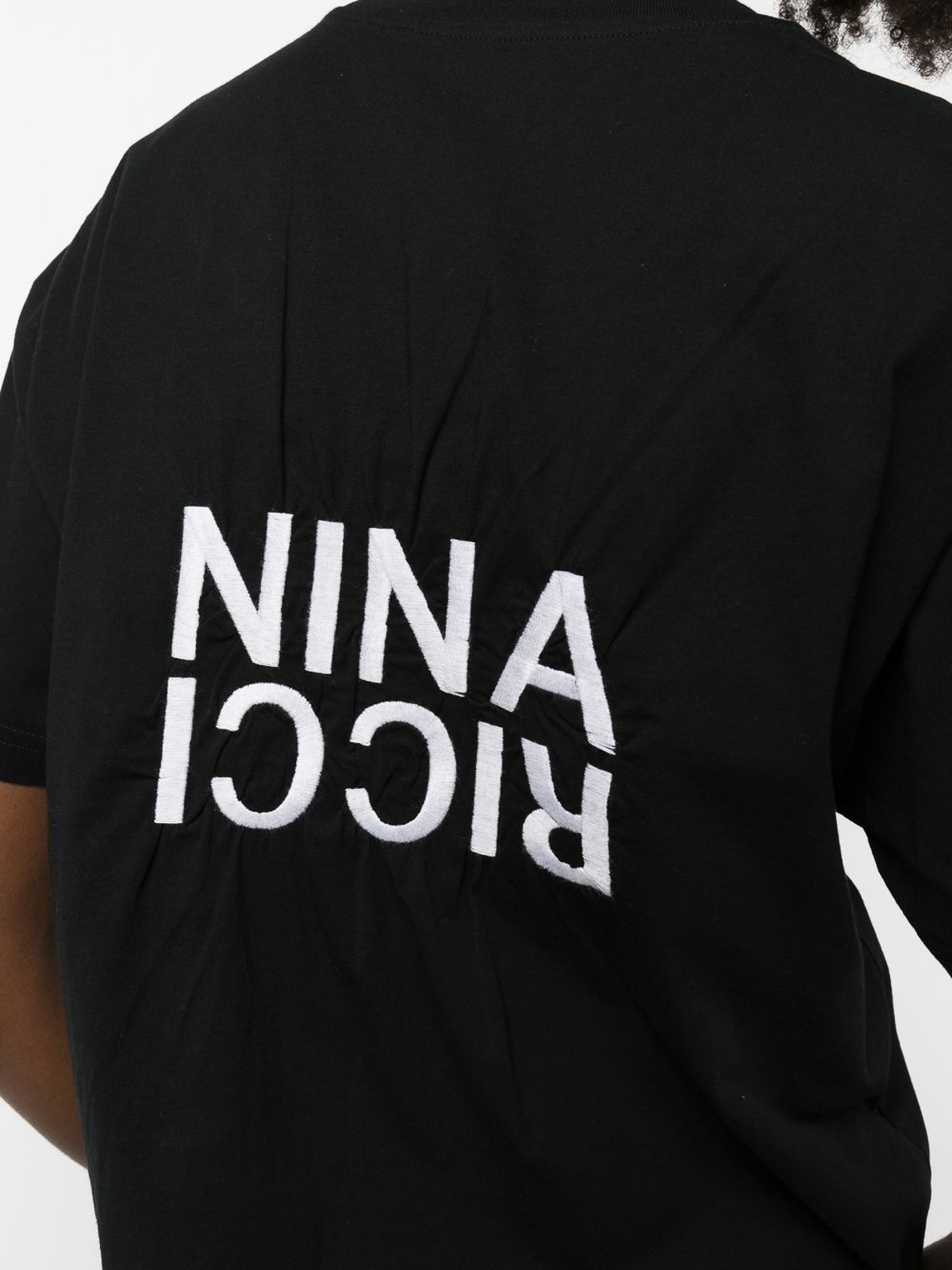 Nina Ricci Tシャツ - 黒 - ブラック | 22PJTO015CO0952U9000