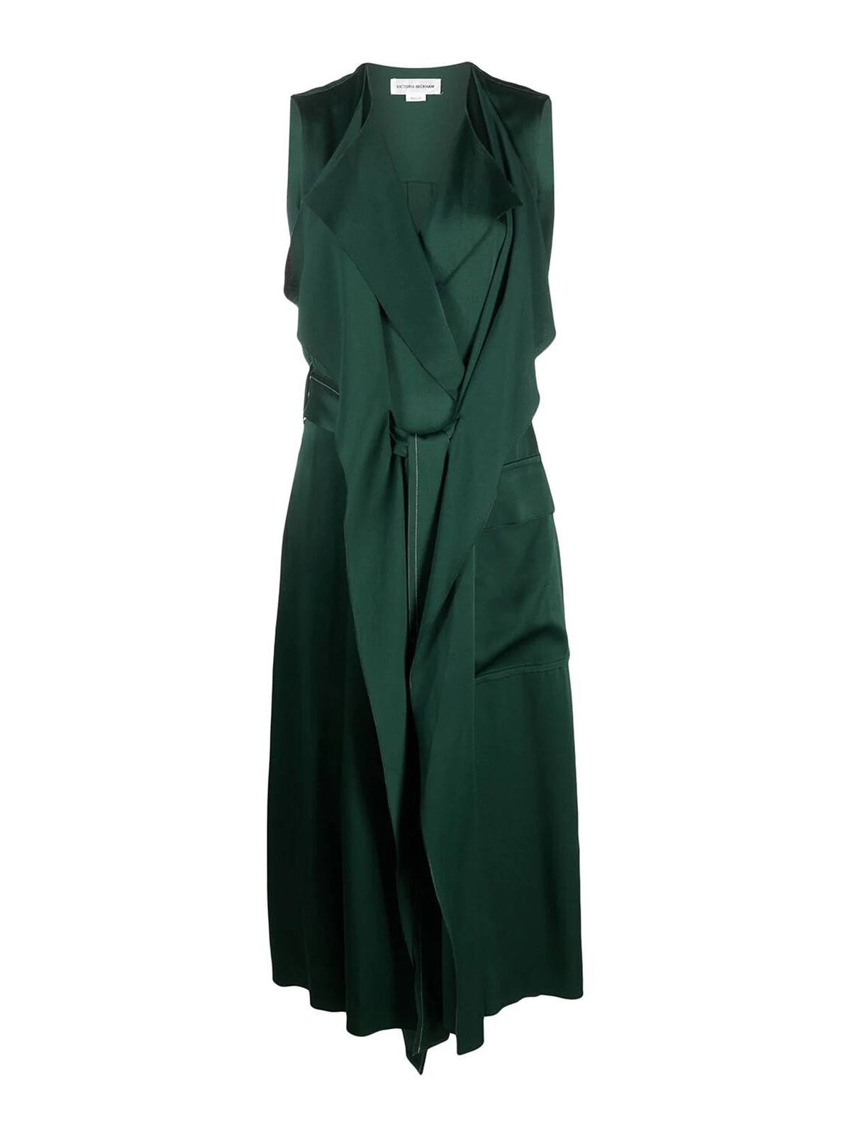 green emerald velvet dress Trench Dress – Lania The Label main image 0