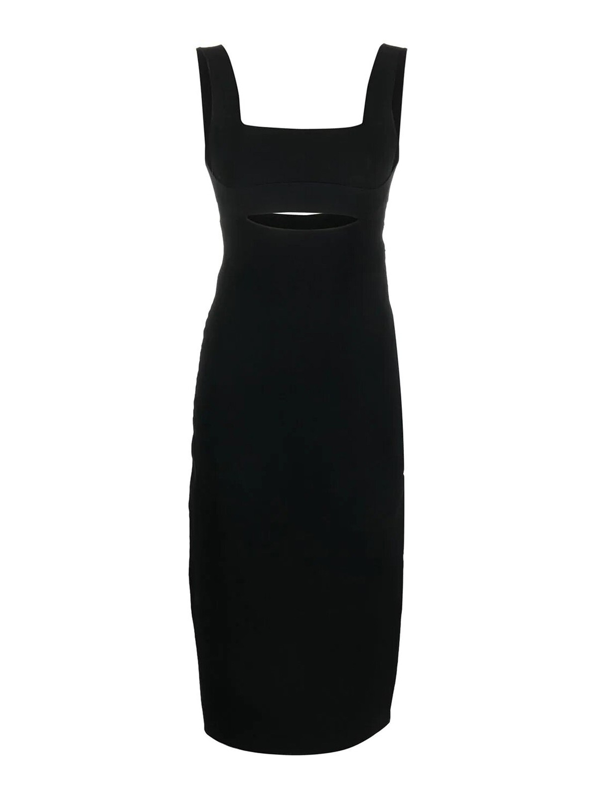 white christmas dresses Cut-Out Gown In Black – Victoria Beckham UK main image 1