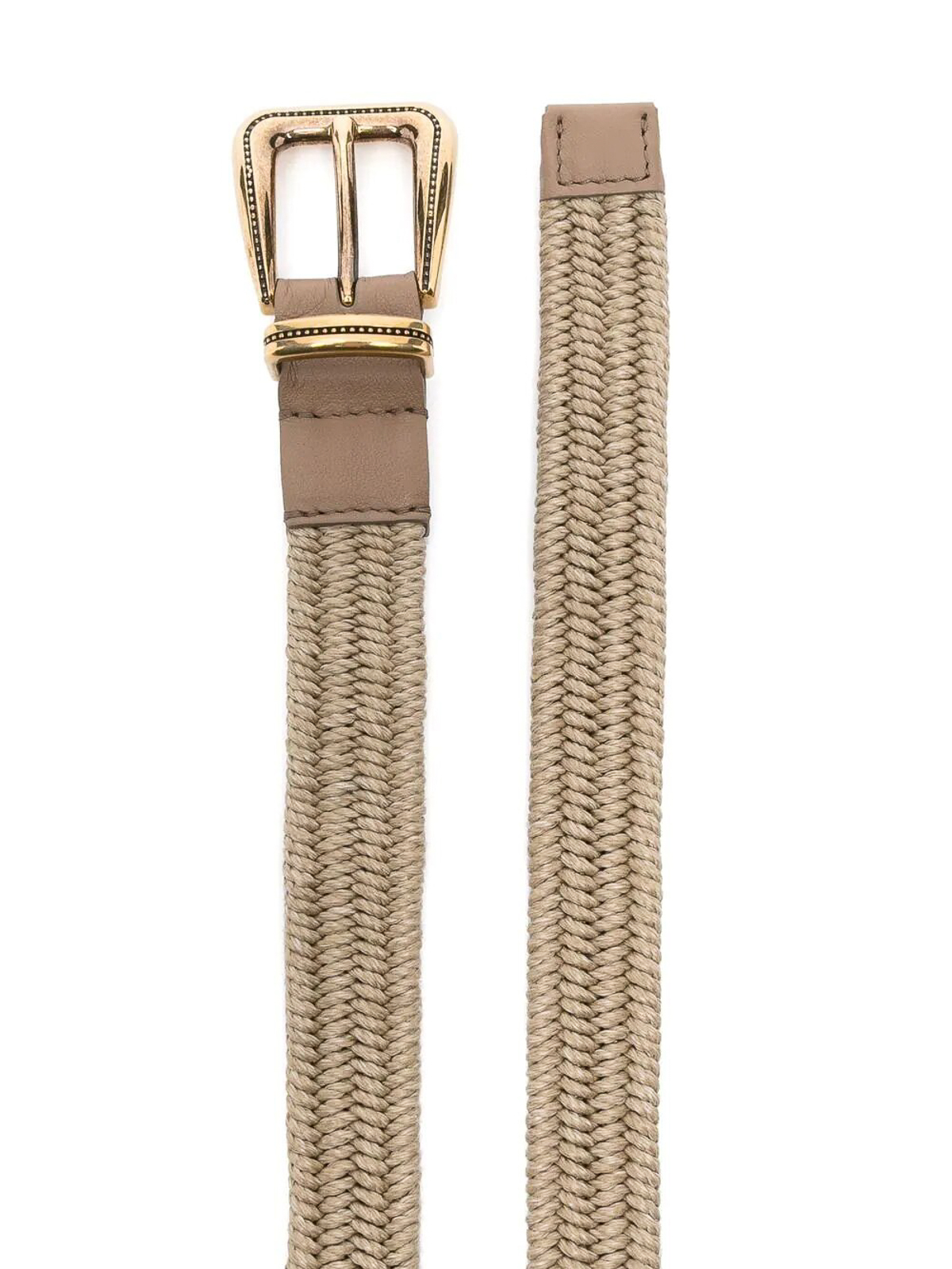 Brunello Cucinelli Woven belt - Beige - Women|M0NALC281CGREG display picture 1