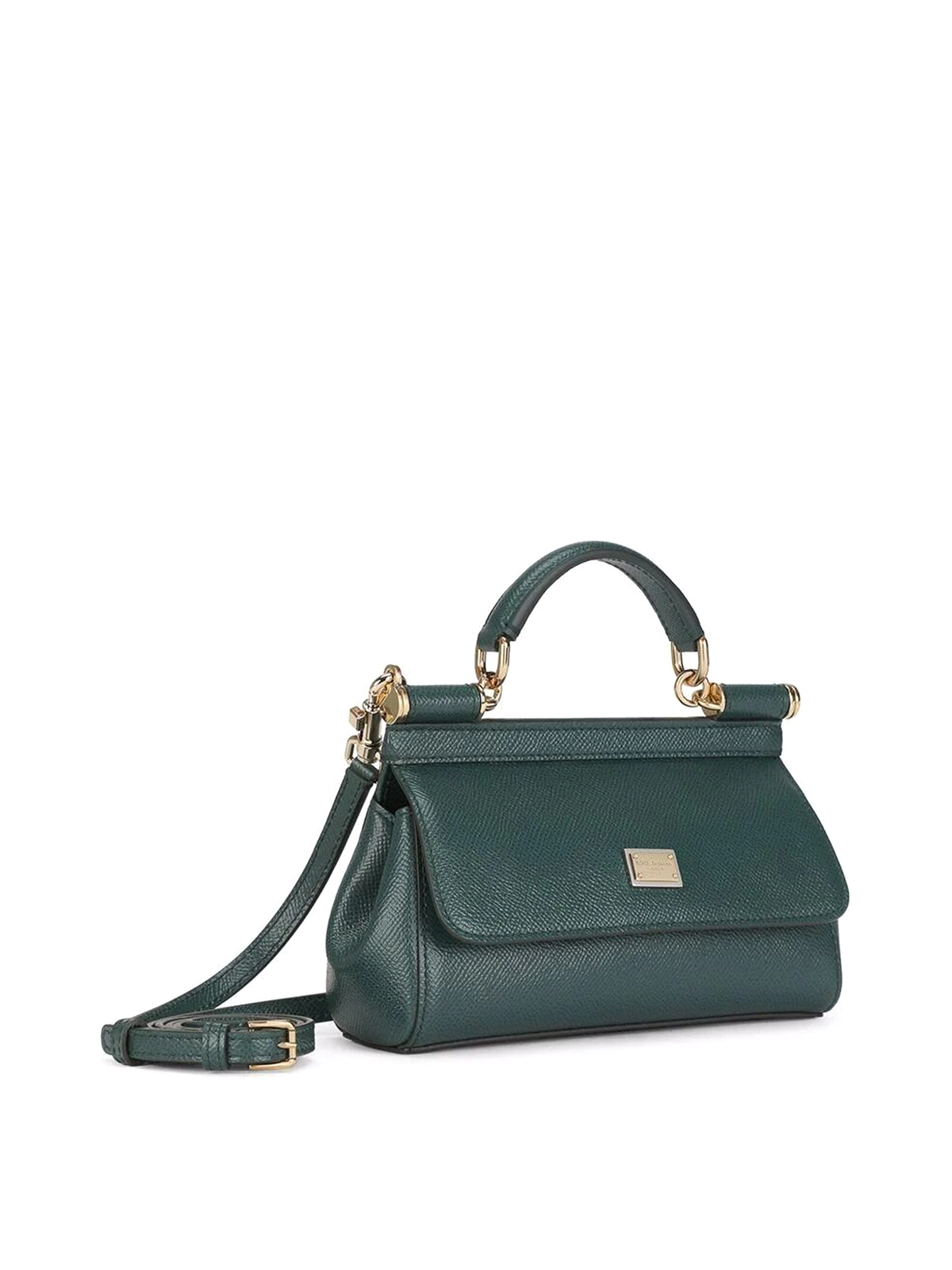 Dauphine leather handbag