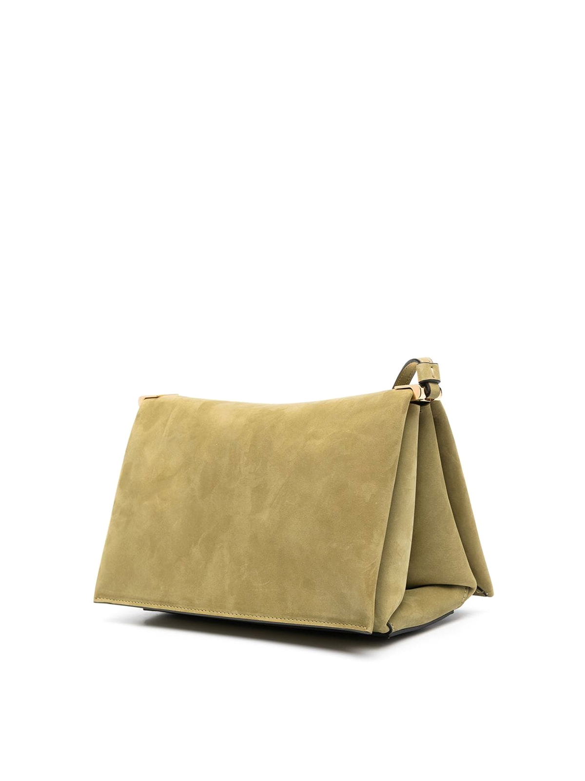 Uma Baguette in Beige Leather