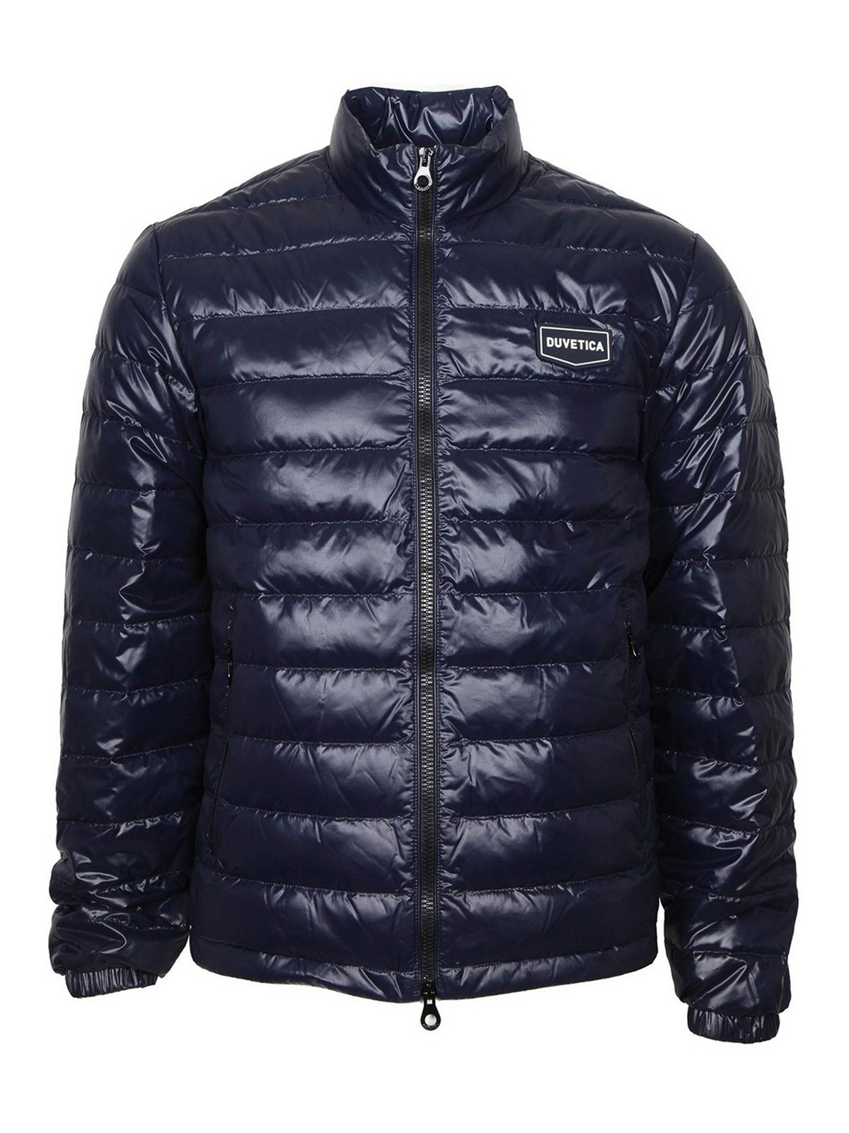 DUVETICA SHINY PADDED DOWN JACKET WITH HIGH COLLAR