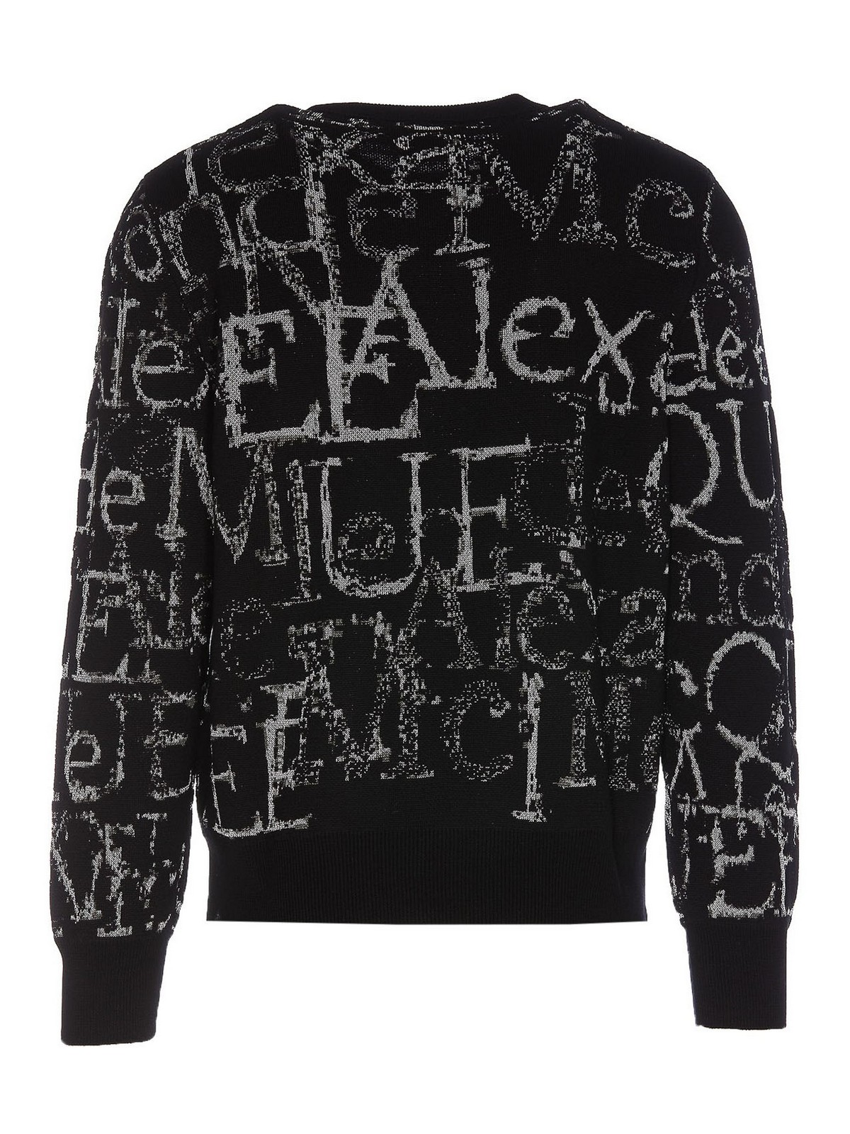 Alexander Mcqueen All over monogram print crewneck