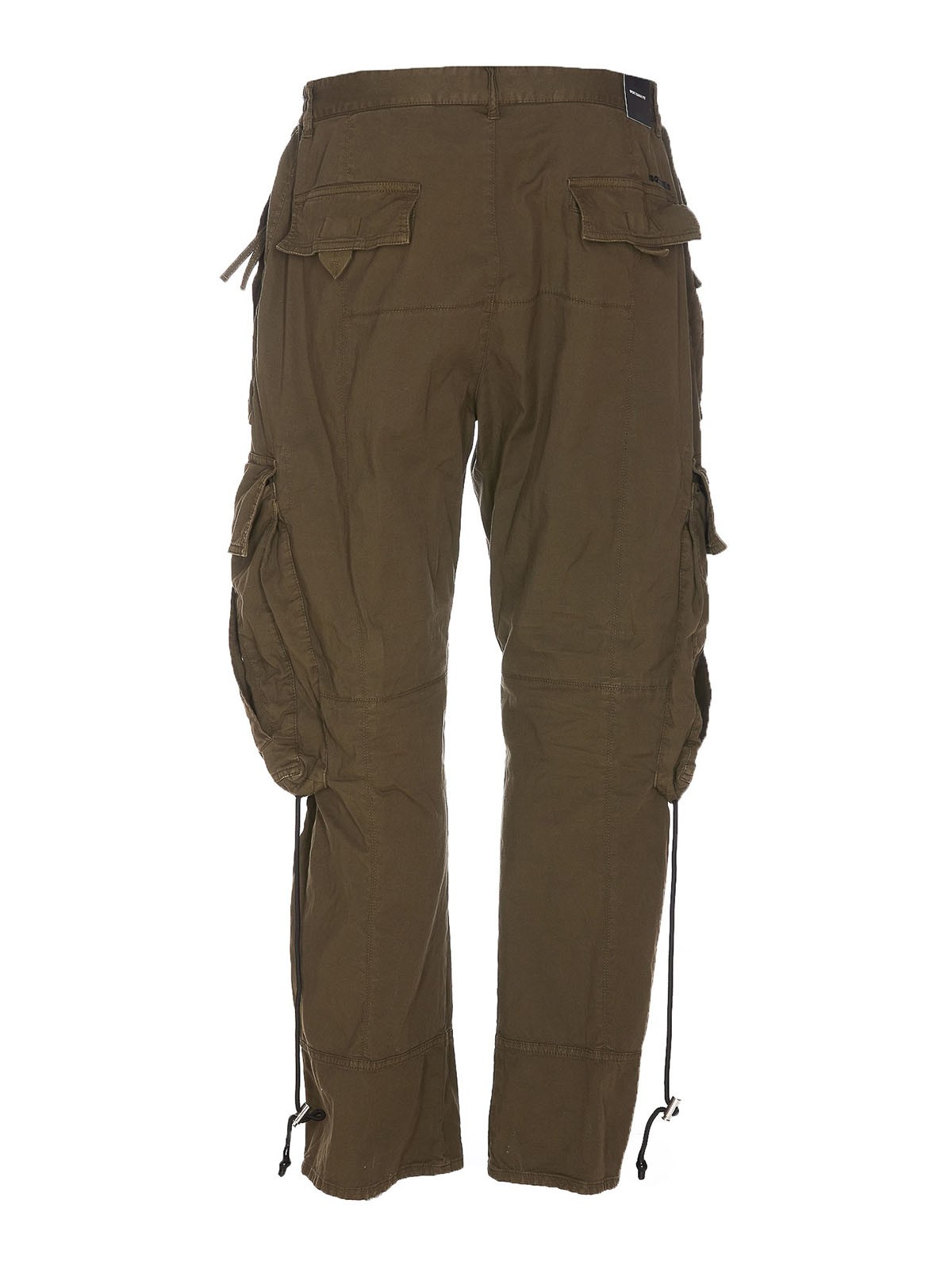 Shop Dsquared2 Green Cargo Casual Trousers