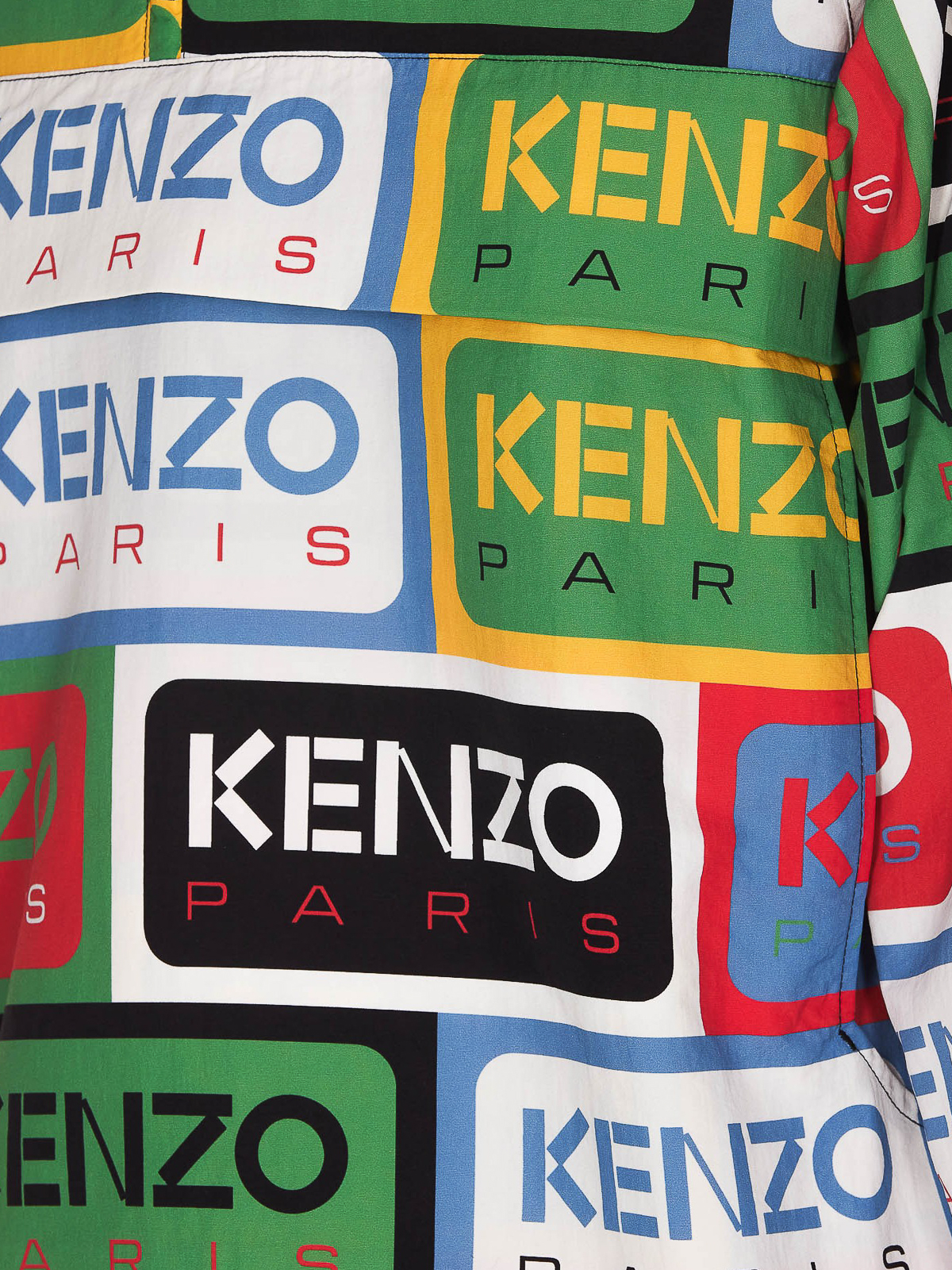 Kenzo All over logo printed hoodie - Red - Men | FD55BL0539NGMU