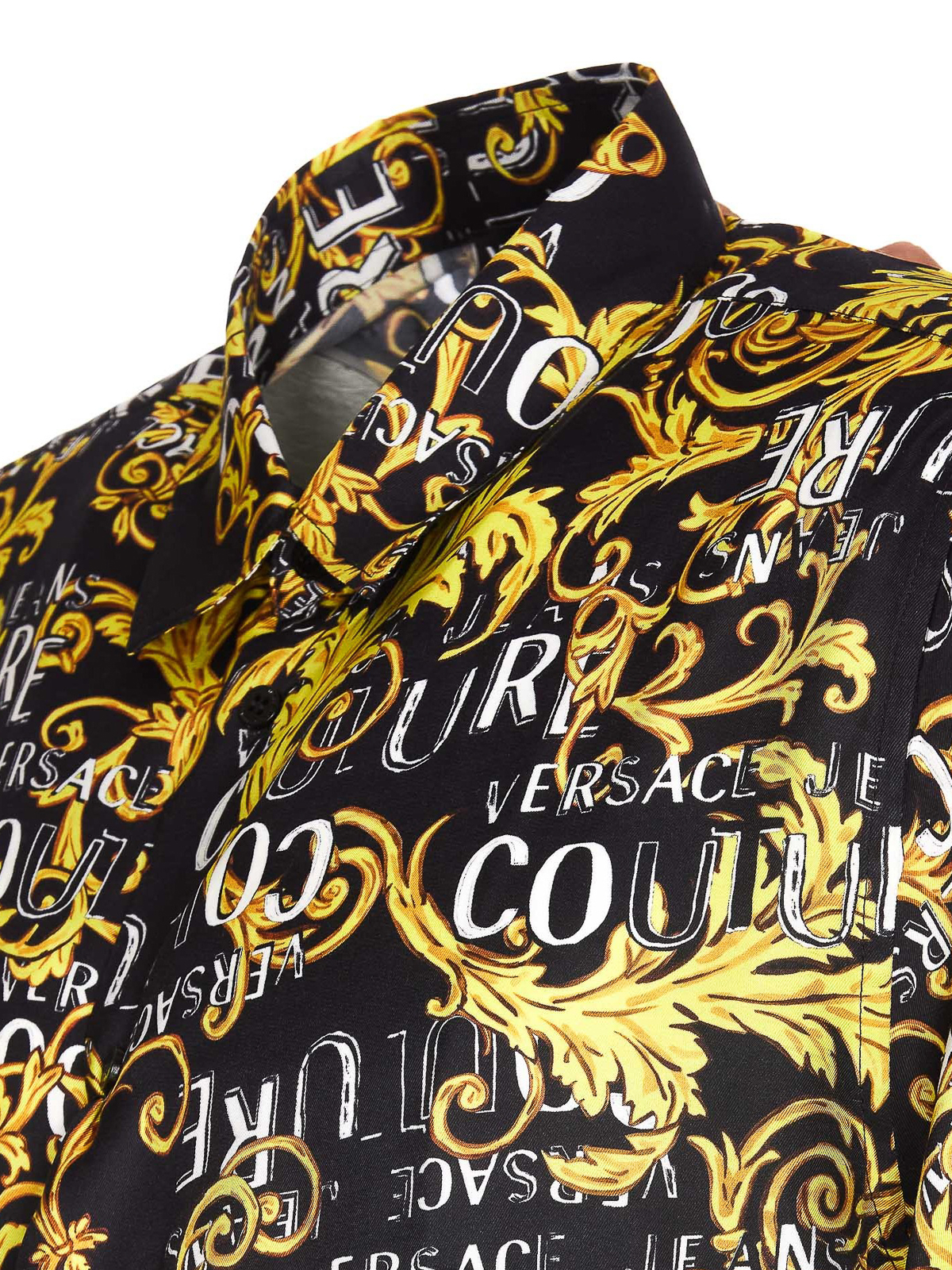 Shop Versace Jeans Couture Camisa - Negro In Black