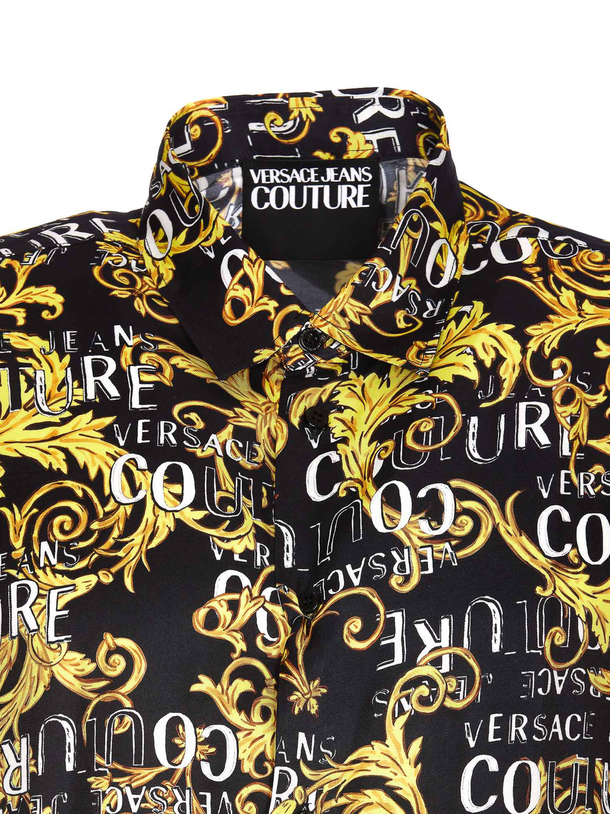 Shop Versace Jeans Couture Camisa - Negro In Black
