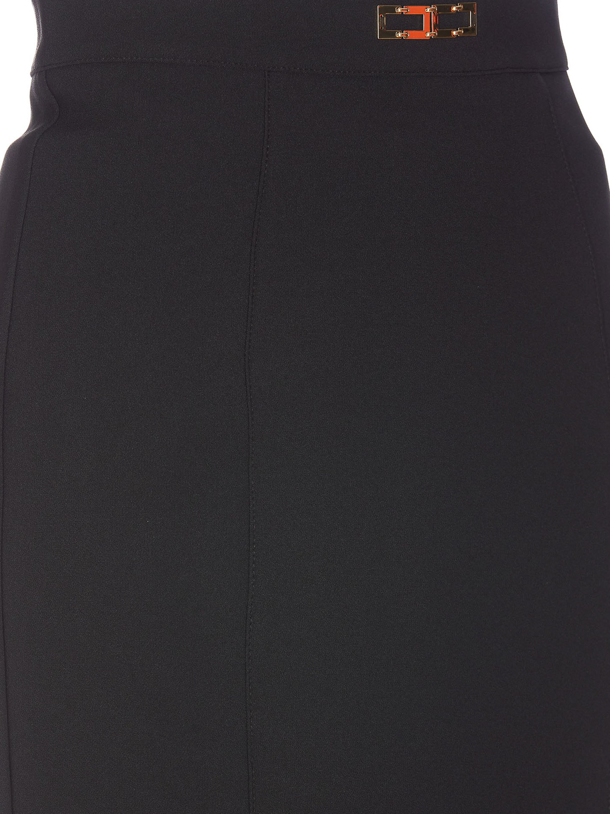 スカート ELISABETTA FRANCHI Women Mid Skirts GO09951E2110 Black Elisabetta Franchi Pencil Midi Skirt - Black - Women