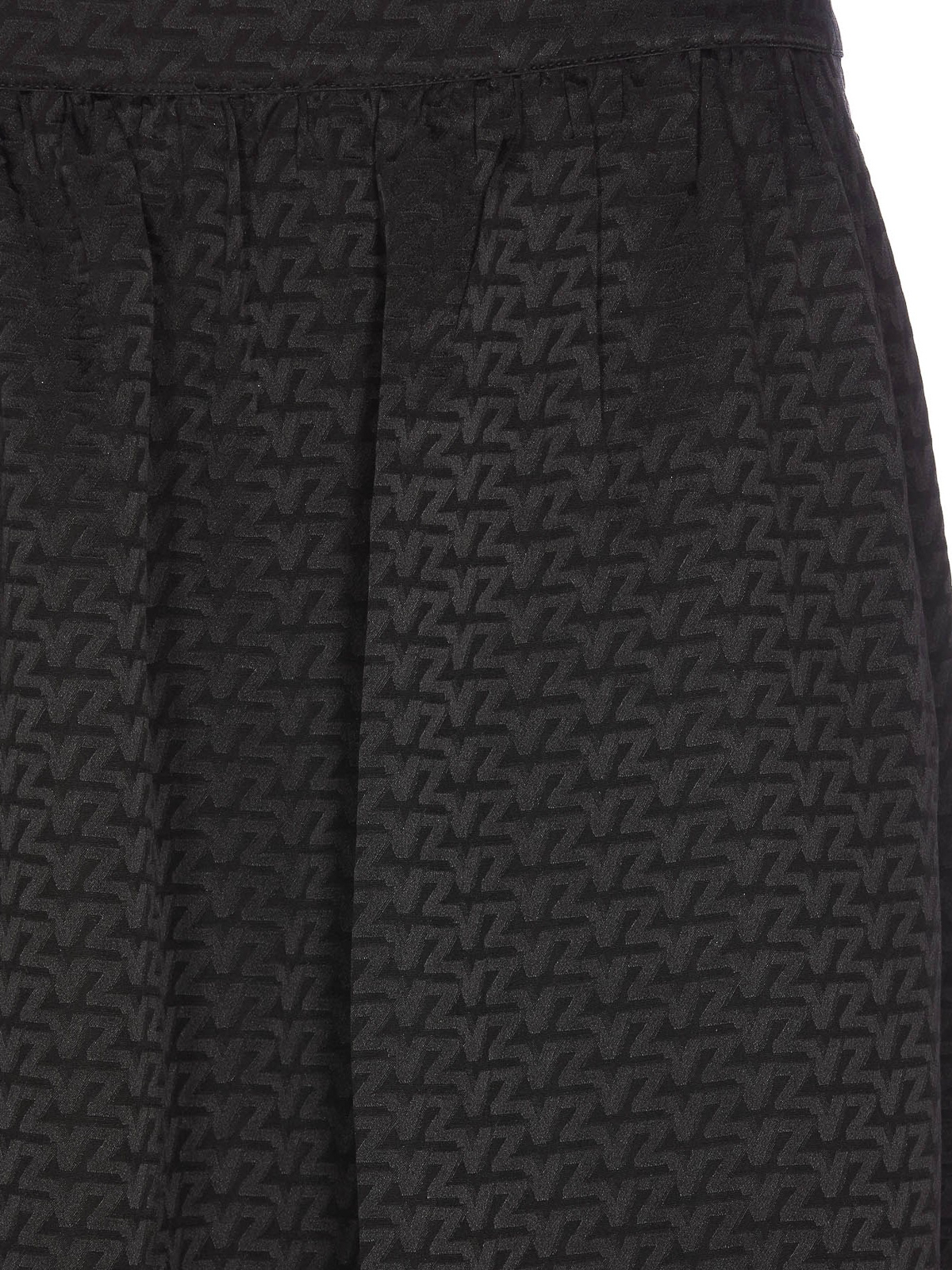 Shop Zadig & Voltaire Joslin All Over Logo Skirt In Black
