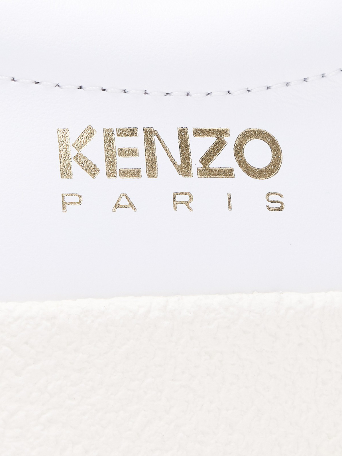Shop Kenzo Swing Side Logoed Sneakers In Blanco