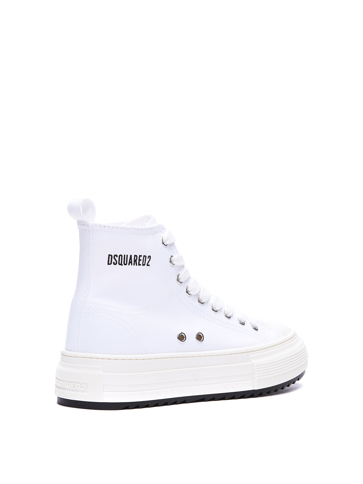 Shop Dsquared2 Berlin Printed Logo Sneakers In White