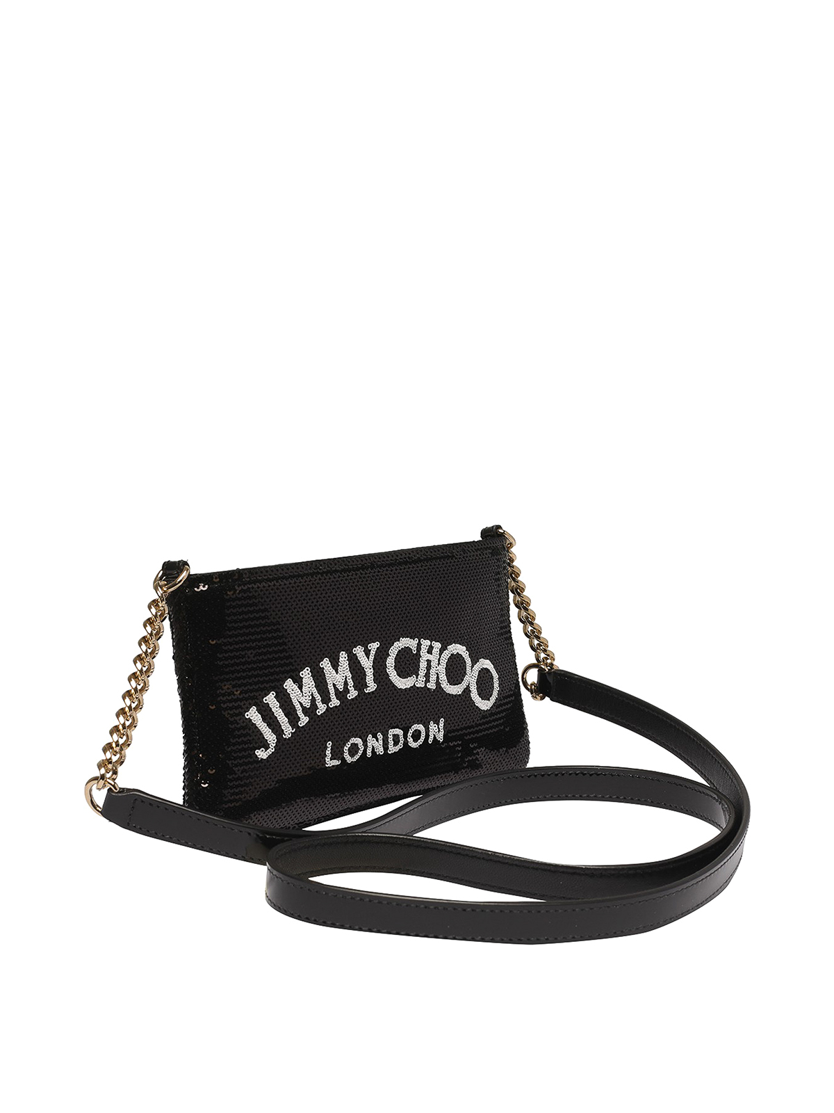 Jimmy Choo Ziva cross body bag - Black|ZIVACROSSBODYAKHBLACKWHITE display picture 1