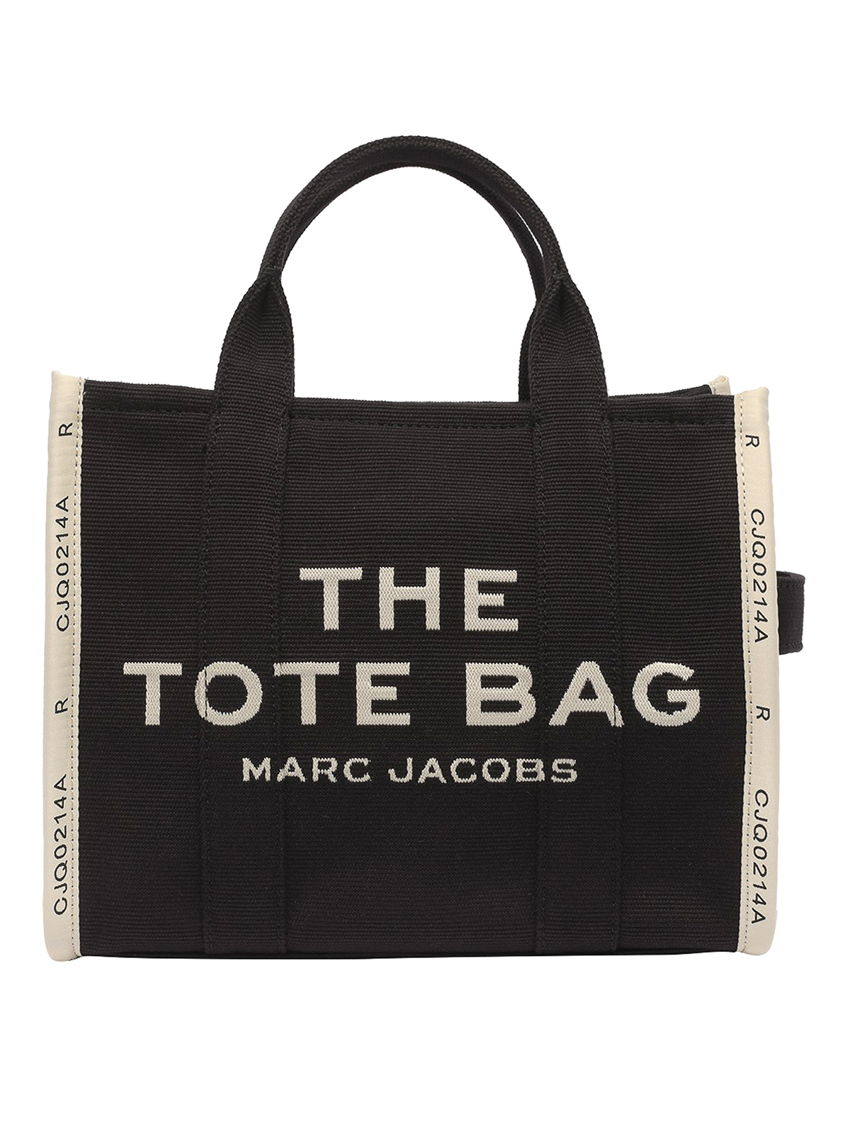 Marc Jacobs Cotton Blend Tote In Black