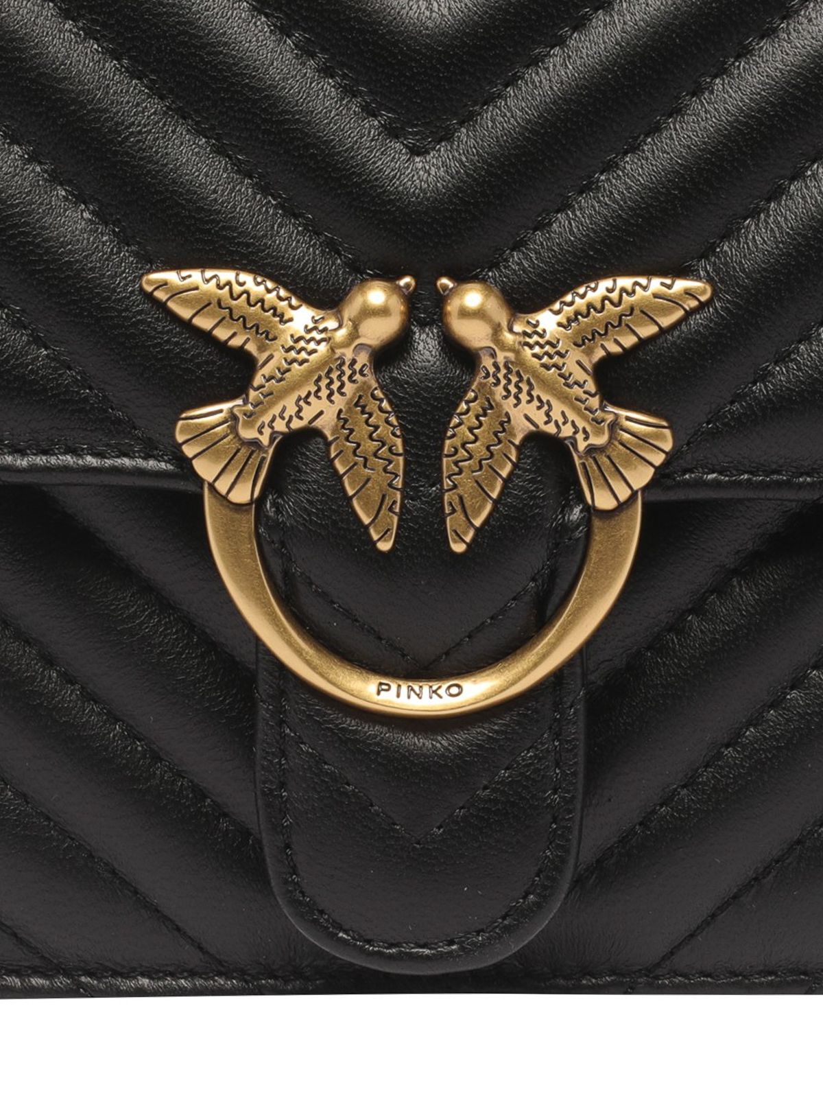 Pinko Love One clutch - Black - Women | 100071A0GKZ99Q
