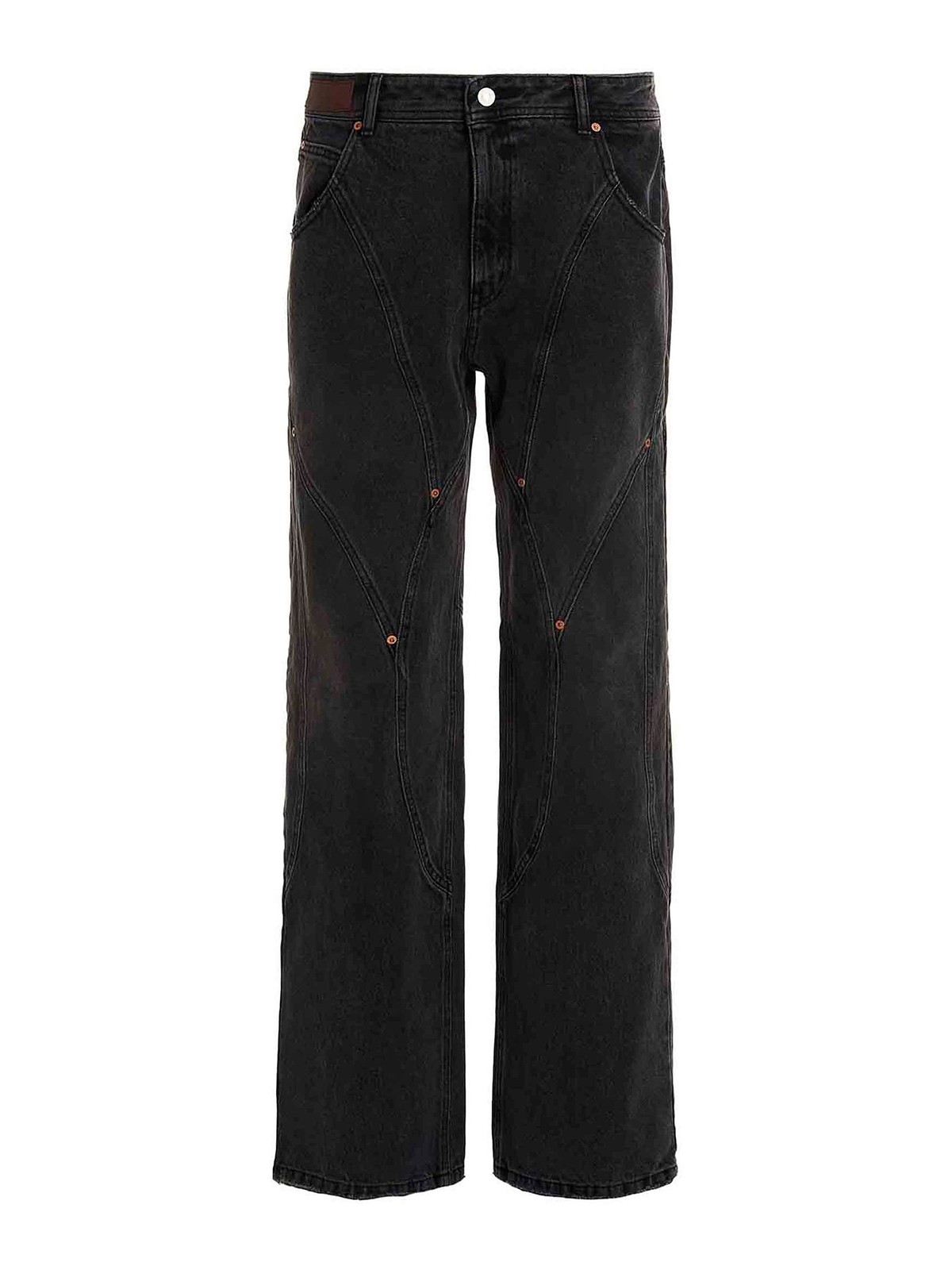 Straight leg jeans Andersson Bell - Brick Curve Panel Wide jeans