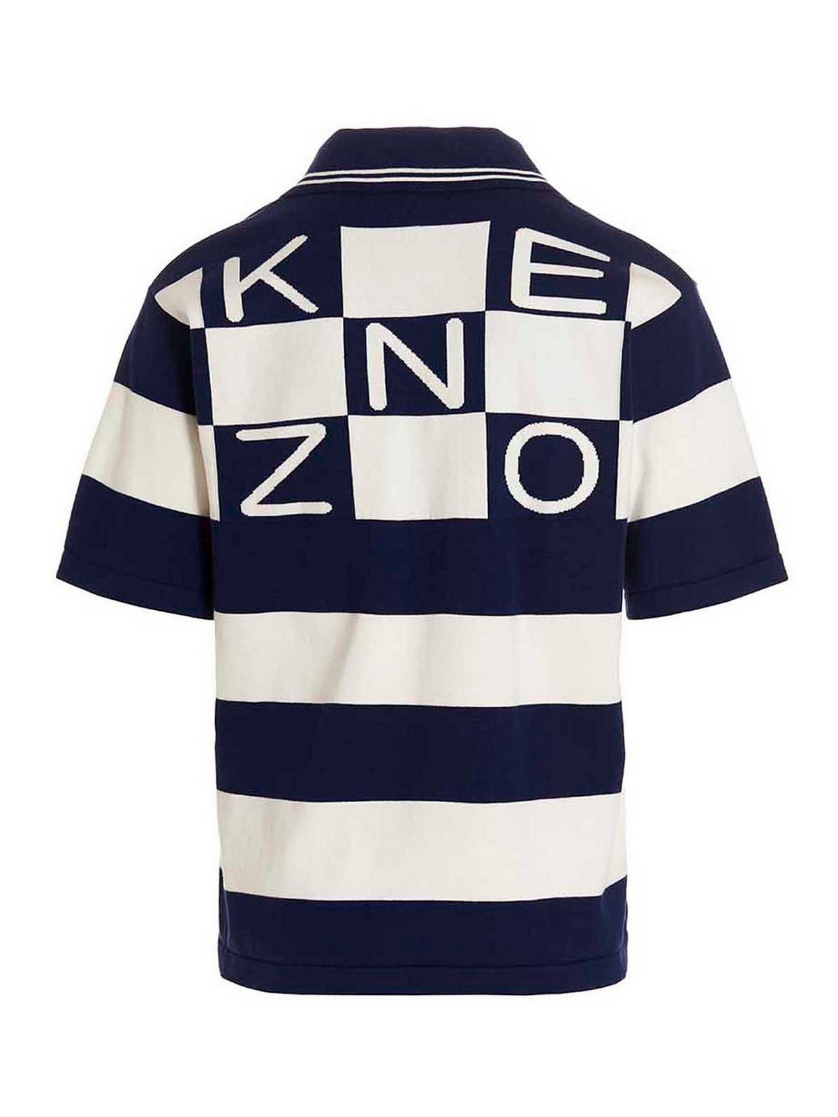Shop Kenzo Logistic Graphic Polo Shirt In Multicolour