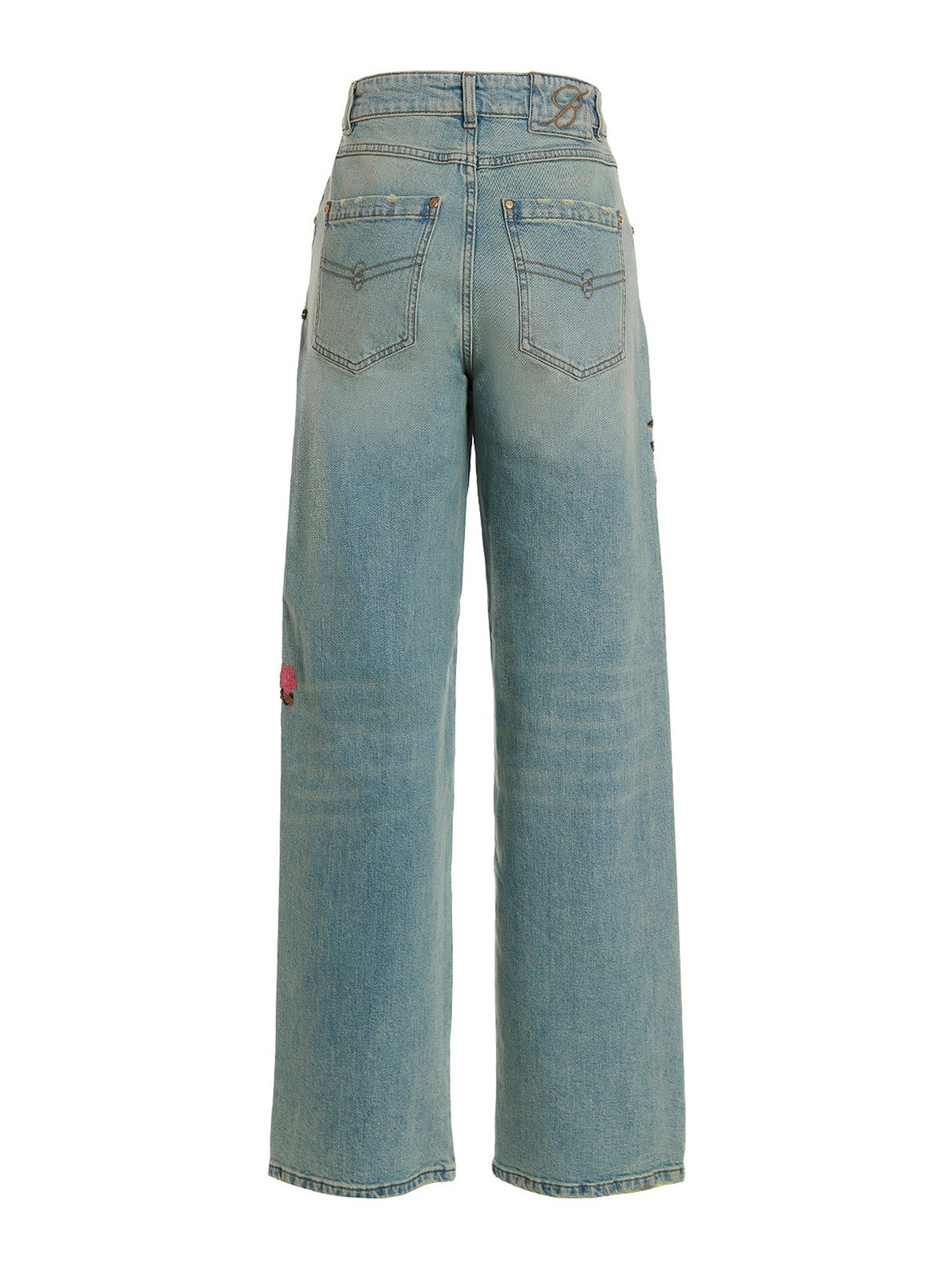 Jean boyfriend clearance bleu clair