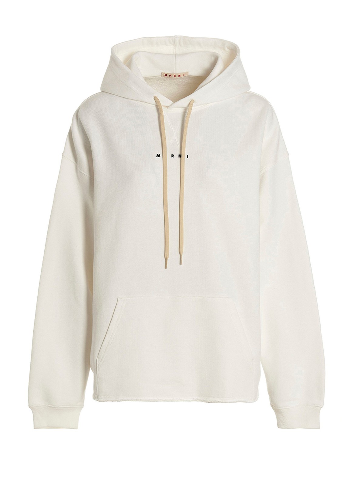 Marni Logo hoodie - White - Women | FLJE0176P1USCU87LOW03