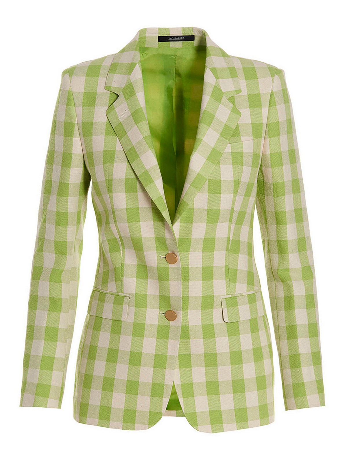 Shop Tagliatore Parigi Blazer Jacket In Verde