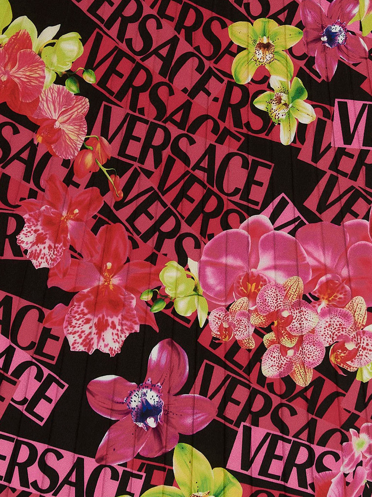 Shop Versace Falda Larga - Multicolor