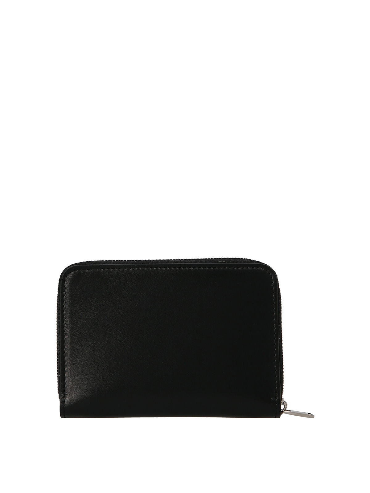 Shop Jil Sander Logo Leather Wallet In Black