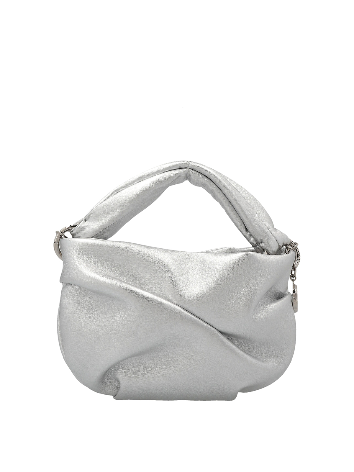 Jimmy Choo - Bonny Silver Metallic Nappa Leather Mini Bag