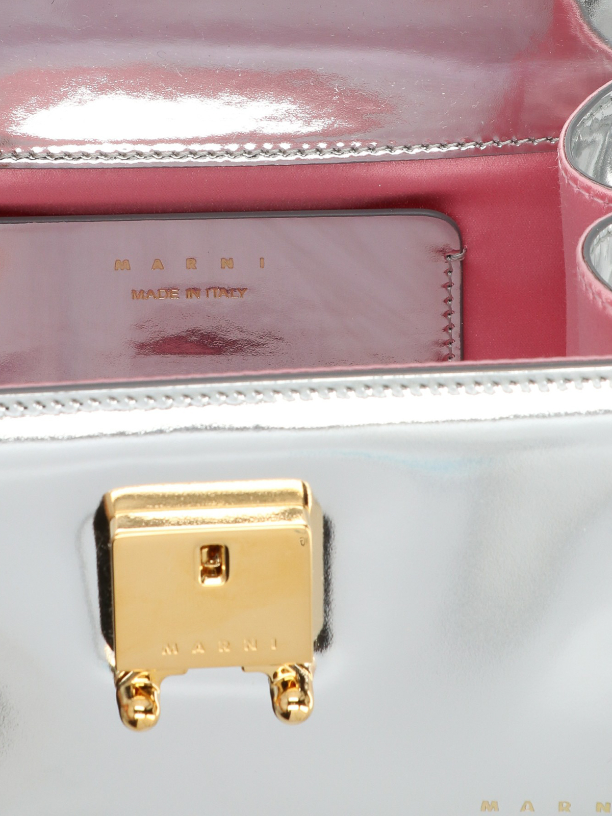 Marni White Mini Relativity Top Handle Bag