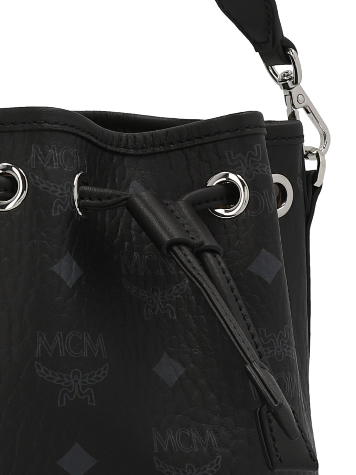 MCM Medium Dessau Drawstring Bucket Bag