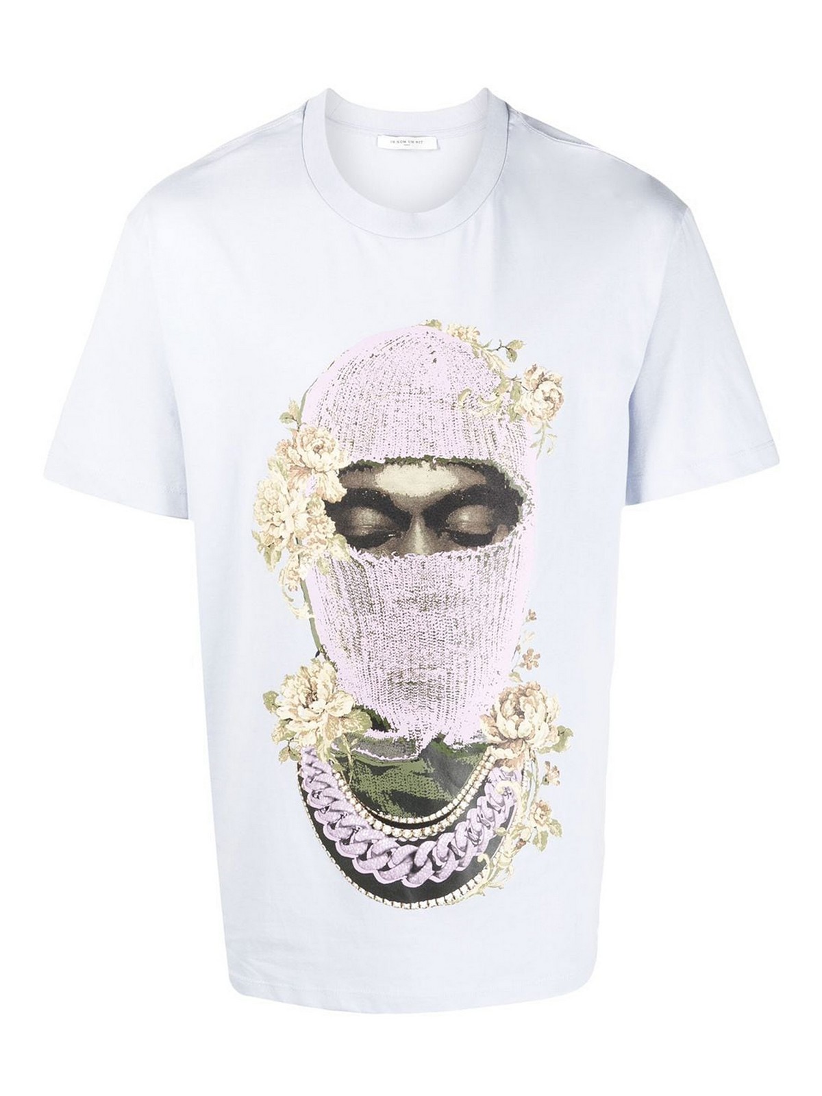 Tシャツ・カットソー IH NOM UH NIT FW24 COTTON T-SHIRT (NUW24234 L41) Ih Nom Uh Nit graphic-print Cotton T-shirt | Black | FARFETCH