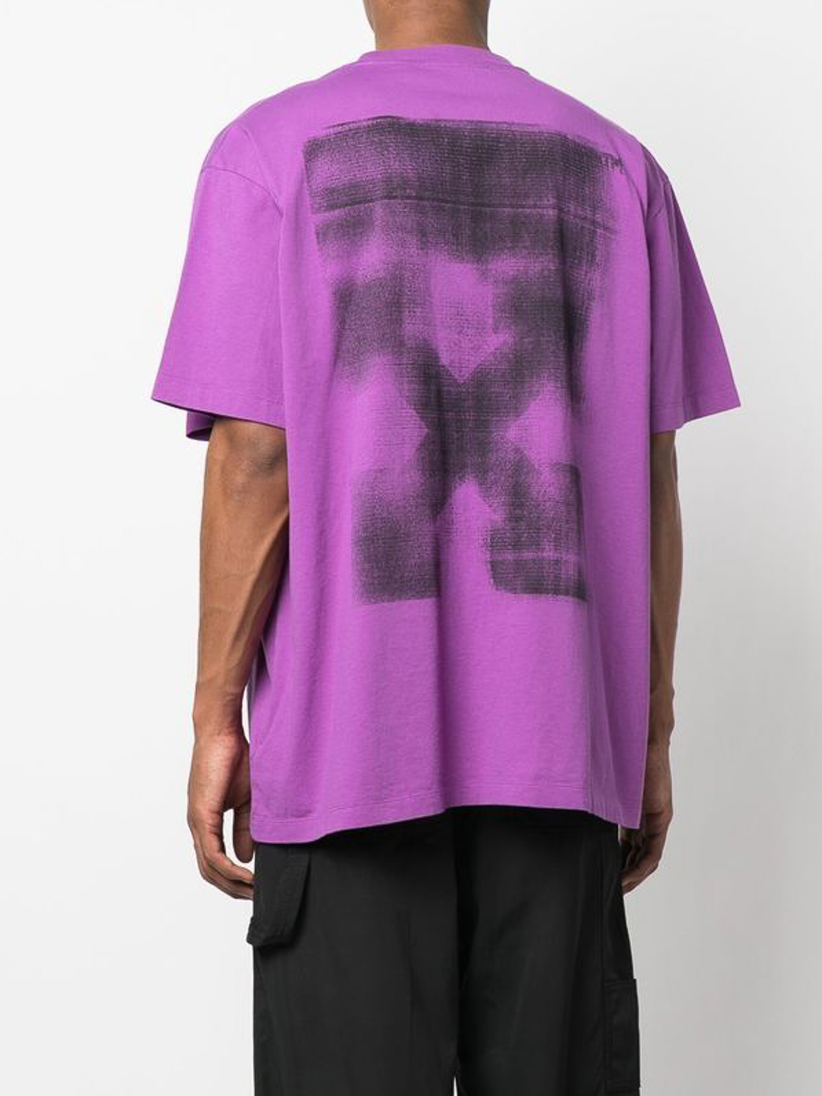 Off white on sale purple t shirt