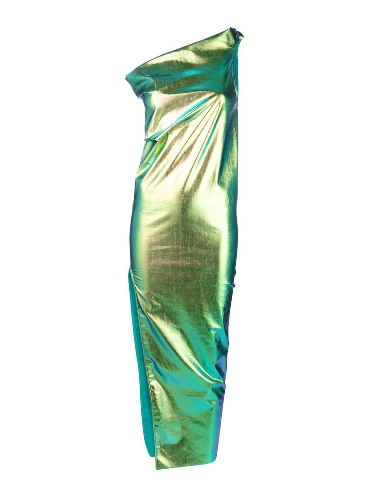 rick owens green dress EDFU Gown in Hustler Blue – SVRN main image 1