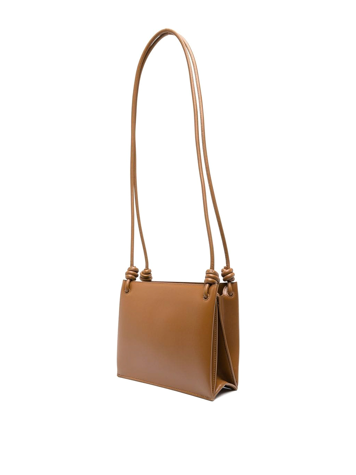 Jil Sander Leather bag with knot details and logo