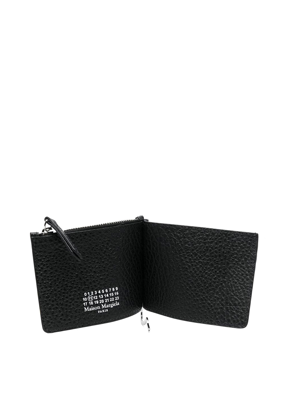 Four-stitch bi-fold leather wallet