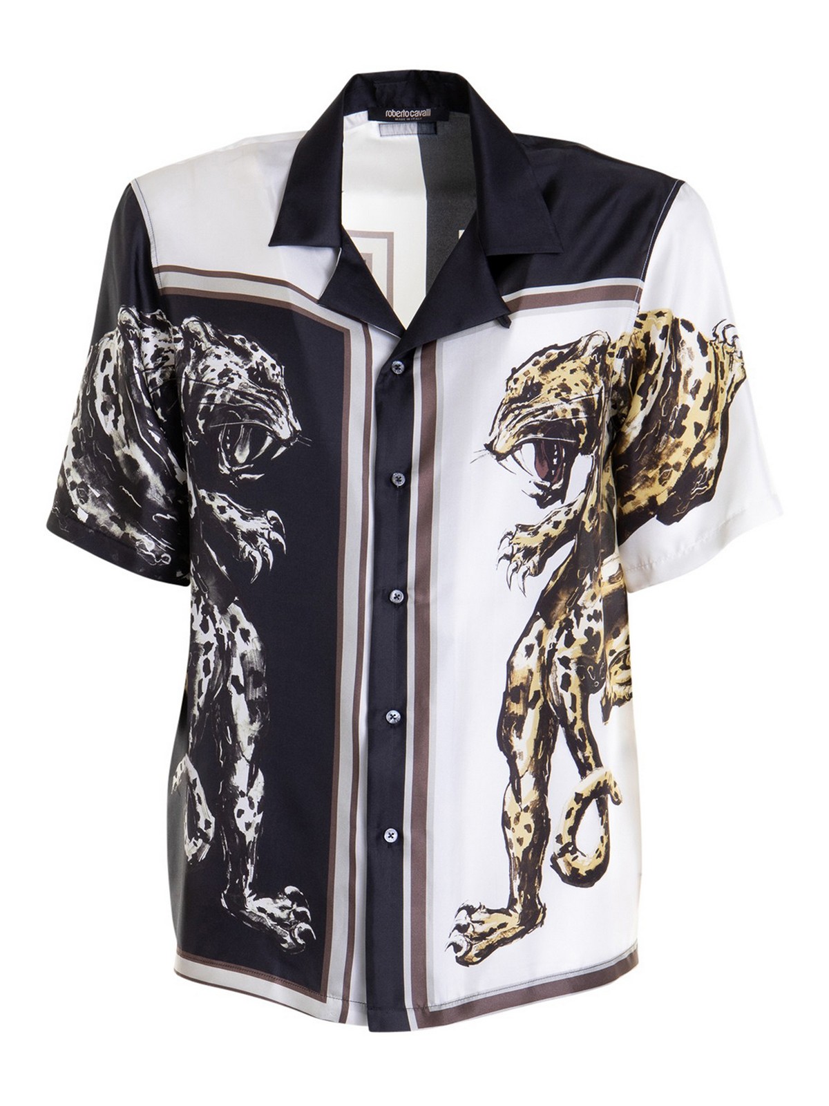 Tシャツ・カットソー Roberto Cavalli SS23 ANIMAL PRINT SHIRT (QKT704_SZF4905558) Roberto Cavalli SS23 ANIMAL PRINT SHIRT (QKT704_SZF4905558