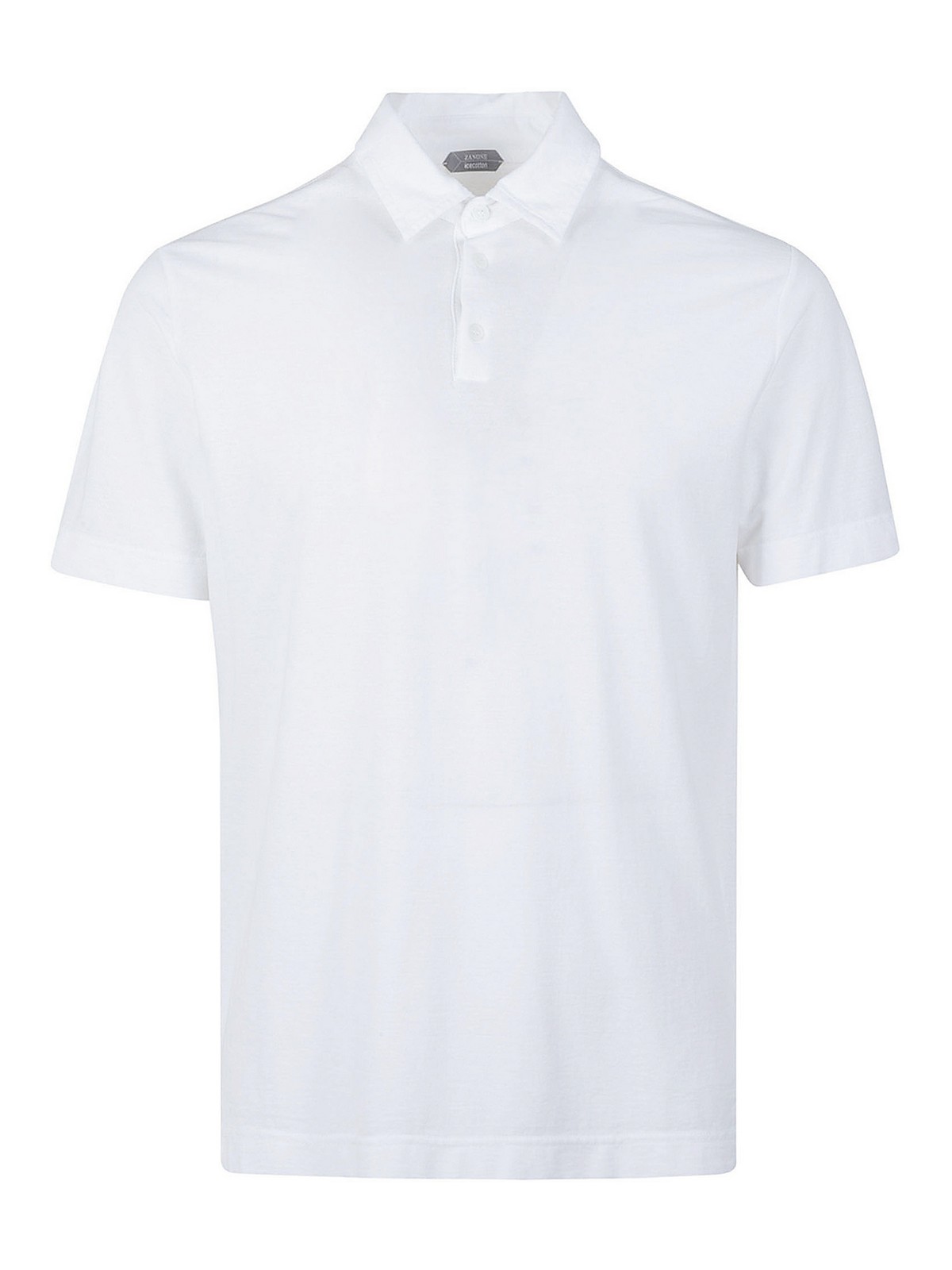 Zanone Jersey Cotton Polo In White