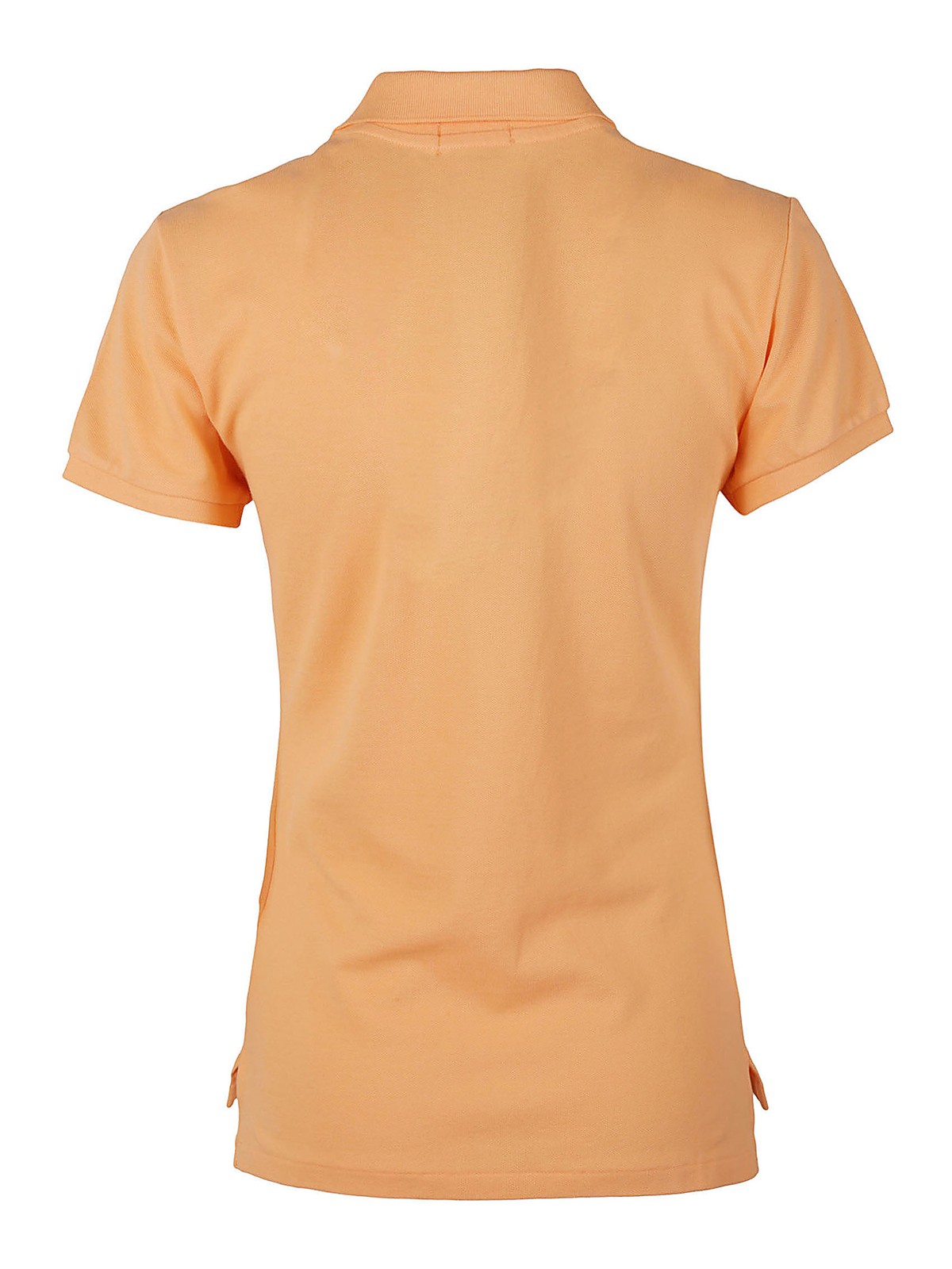 Shop Polo Ralph Lauren Stretched Cotton Polo In Orange