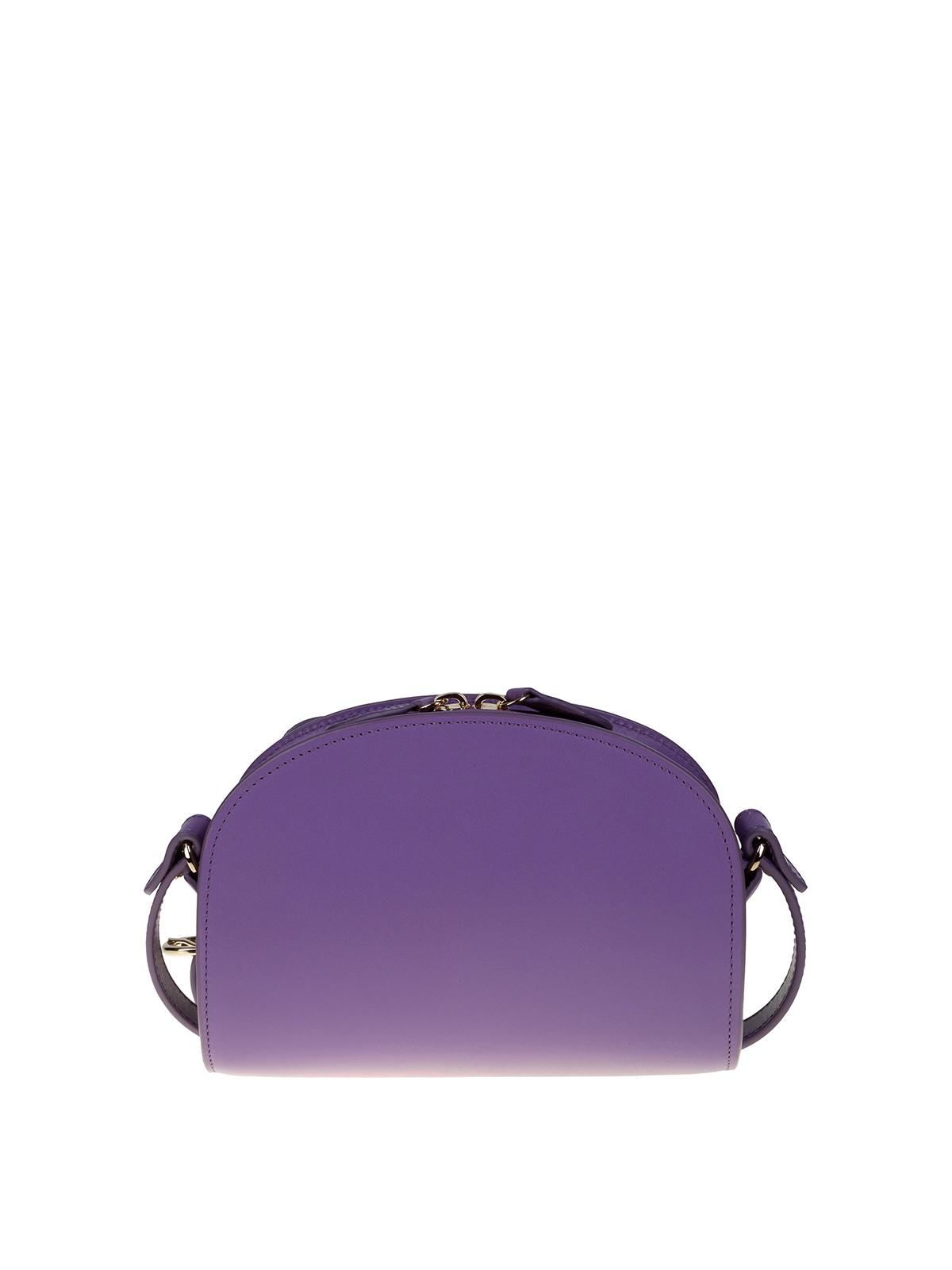 A.p.c. Mini Demi-lune Bag In Purple