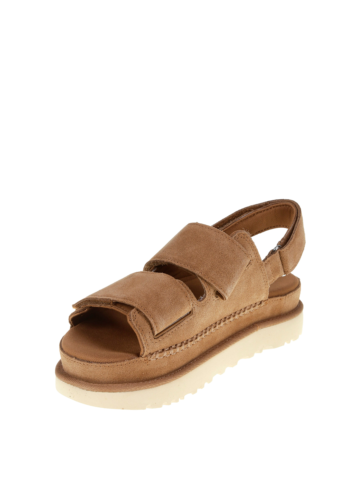Sandals Ugg - Goldenstar sandals in suede rips - 1141493WCHESTNUT