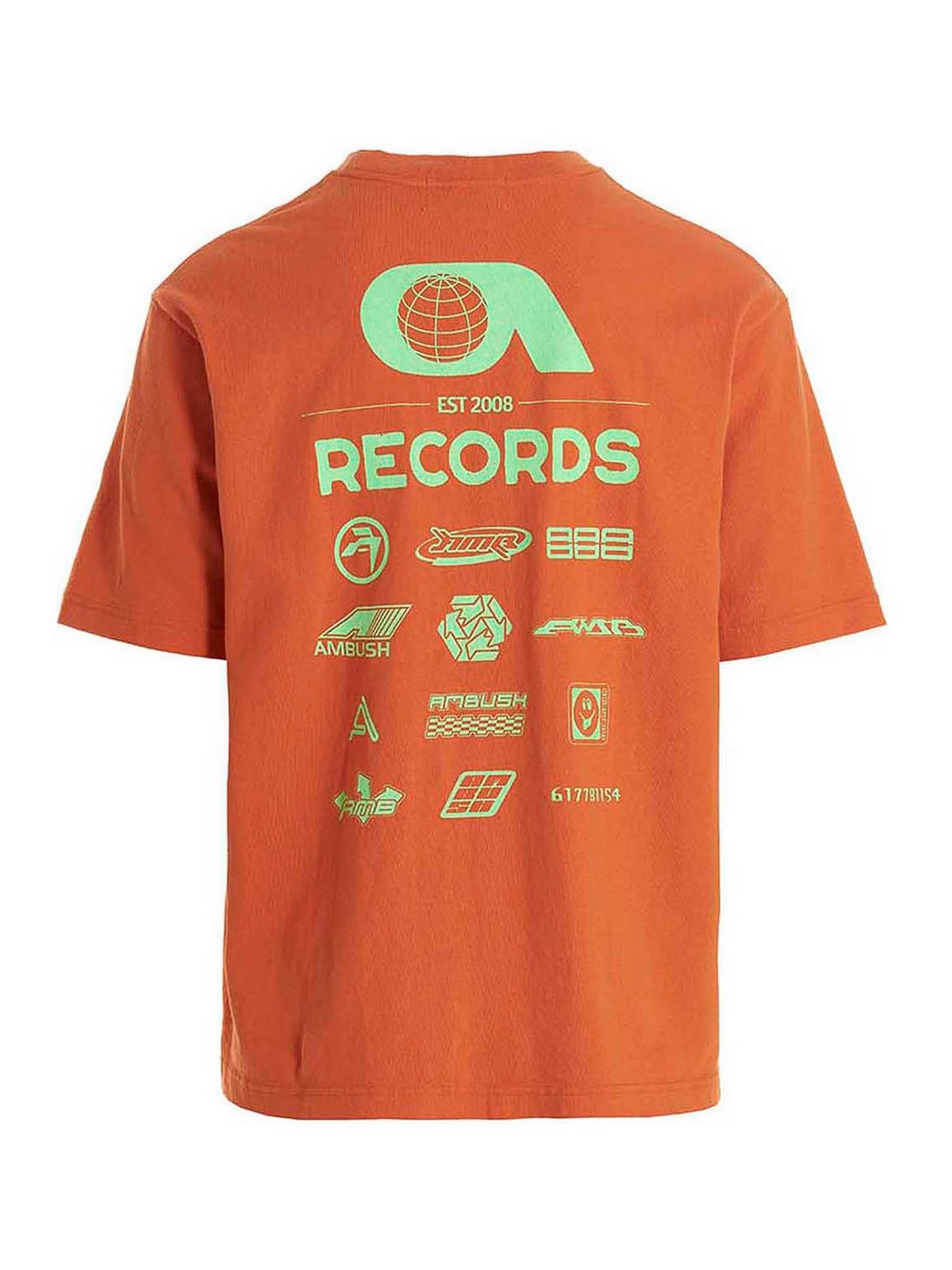 Ambush Ambush records T-shirt - Orange - Men|BMAA066S23JER0012054