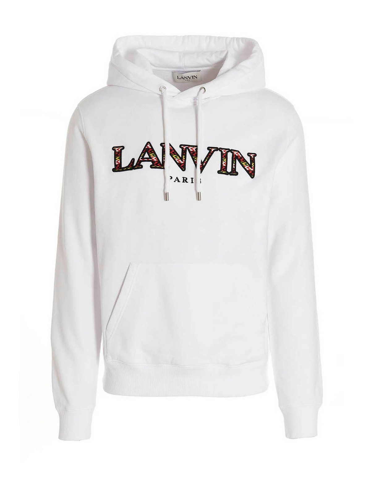 Shop Lanvin Curb Hoodie In Blanco