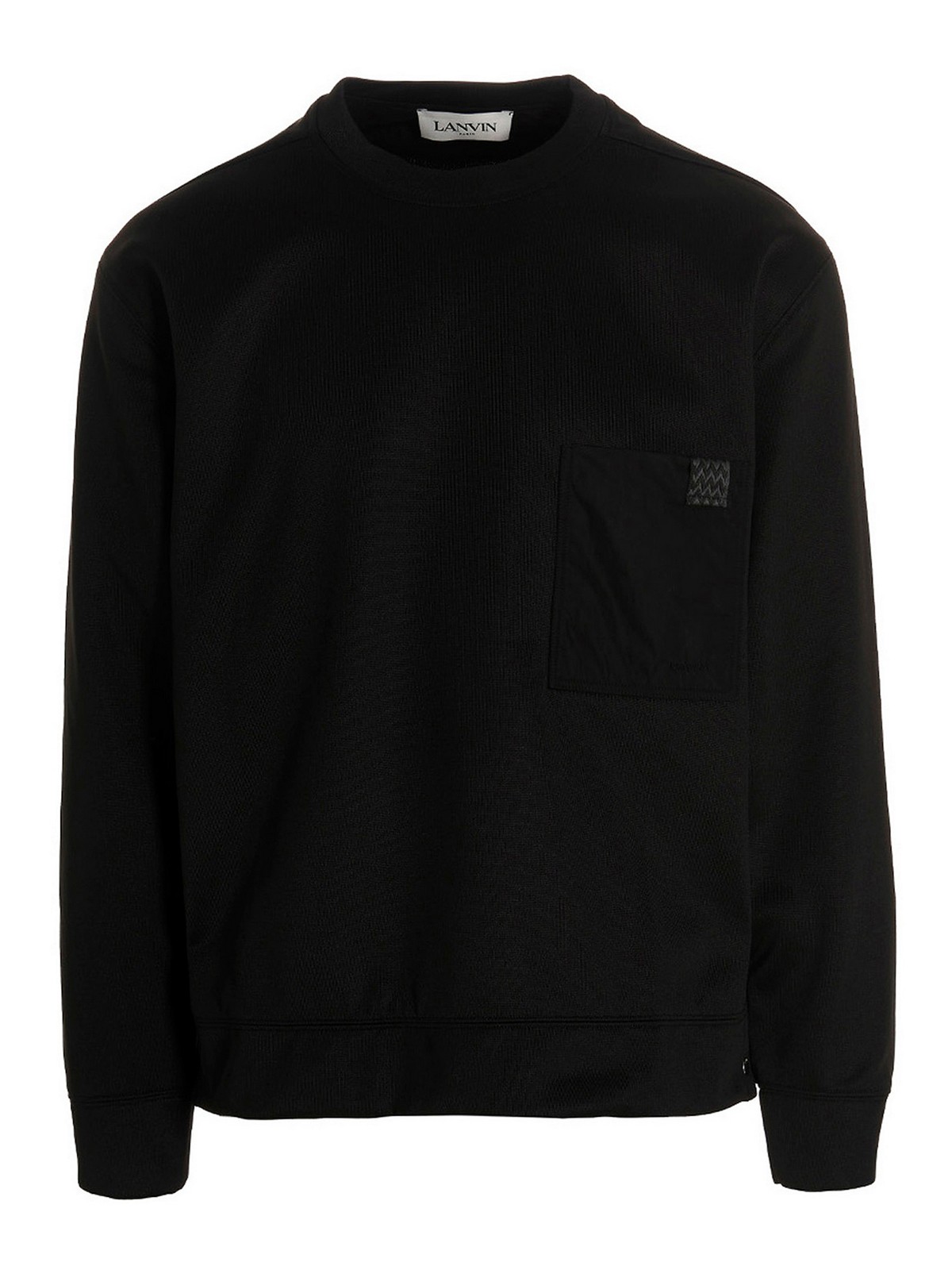 Shop Lanvin Elevated Sweatshirt In Black