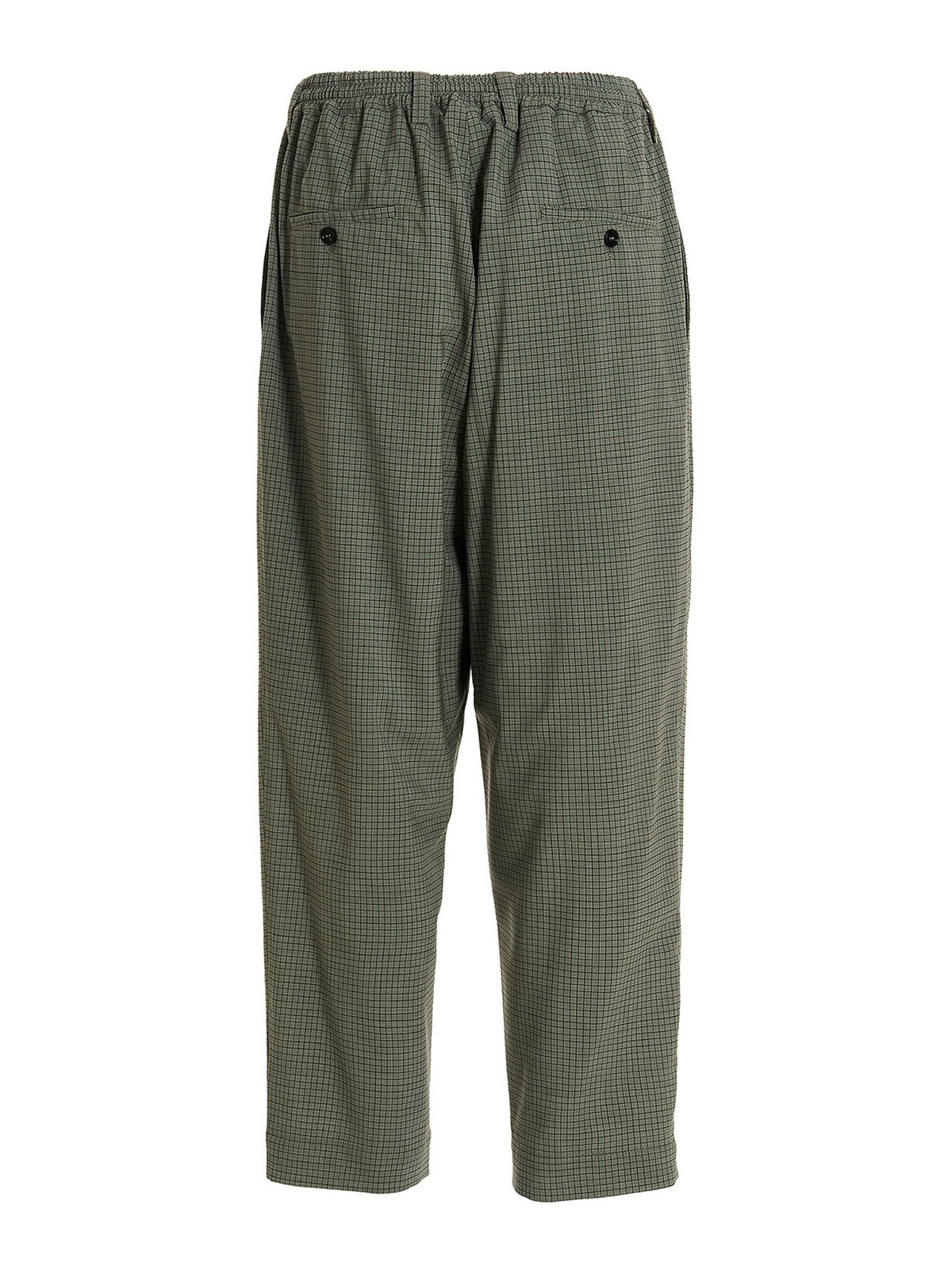 Casual trousers Marni - Check wool pants - PUMU0017U1UTW980CHV18