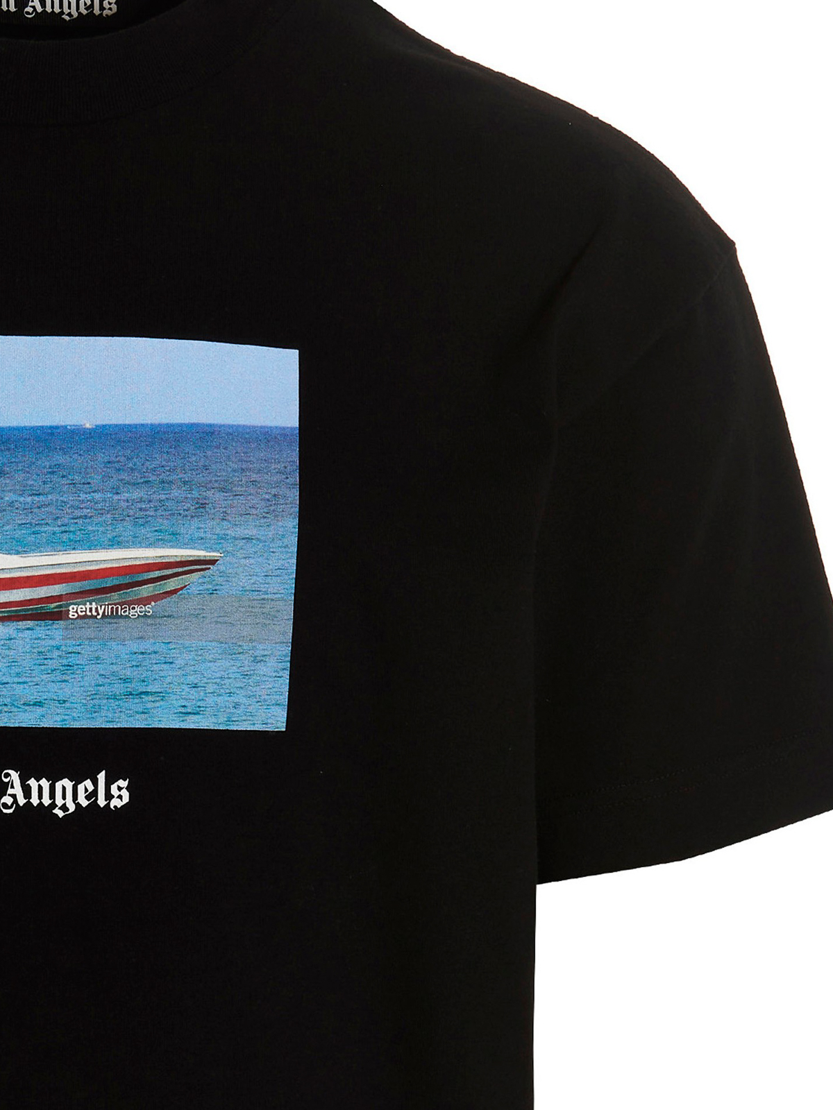 Palm Angels T-shirt getty speedboat - Black